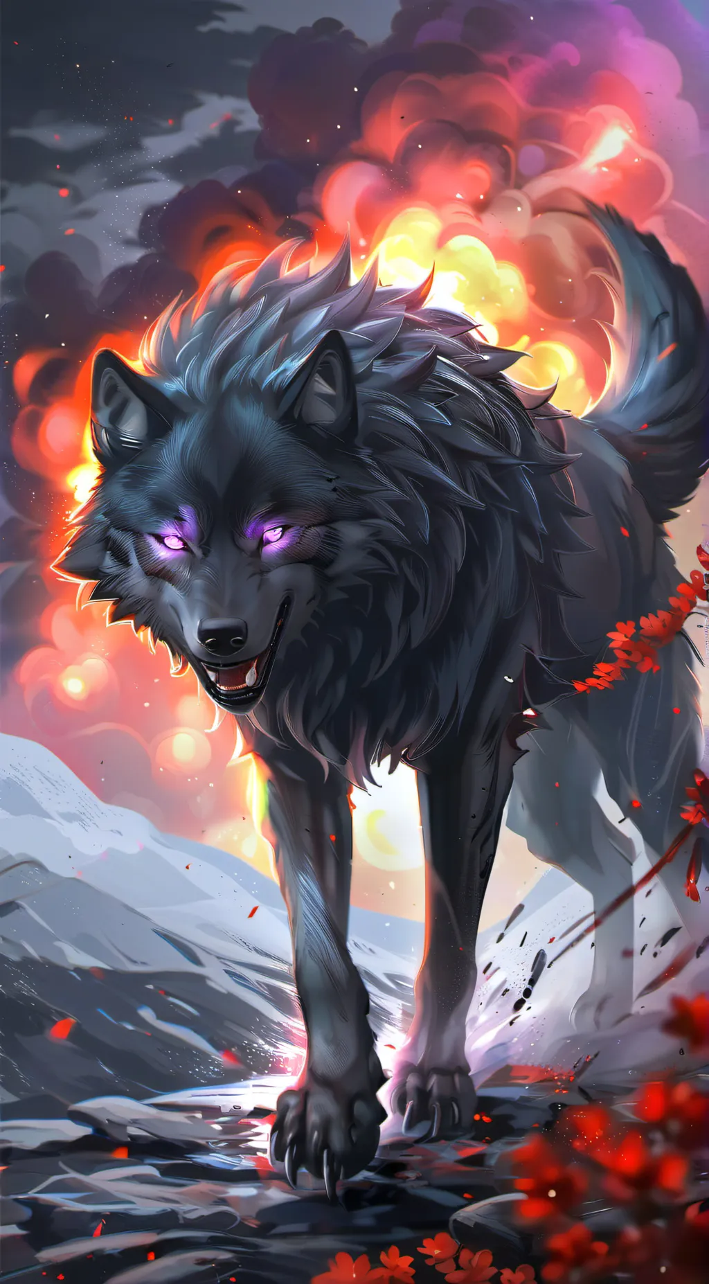 Talkie AI - Chat with Slazer the wolf 