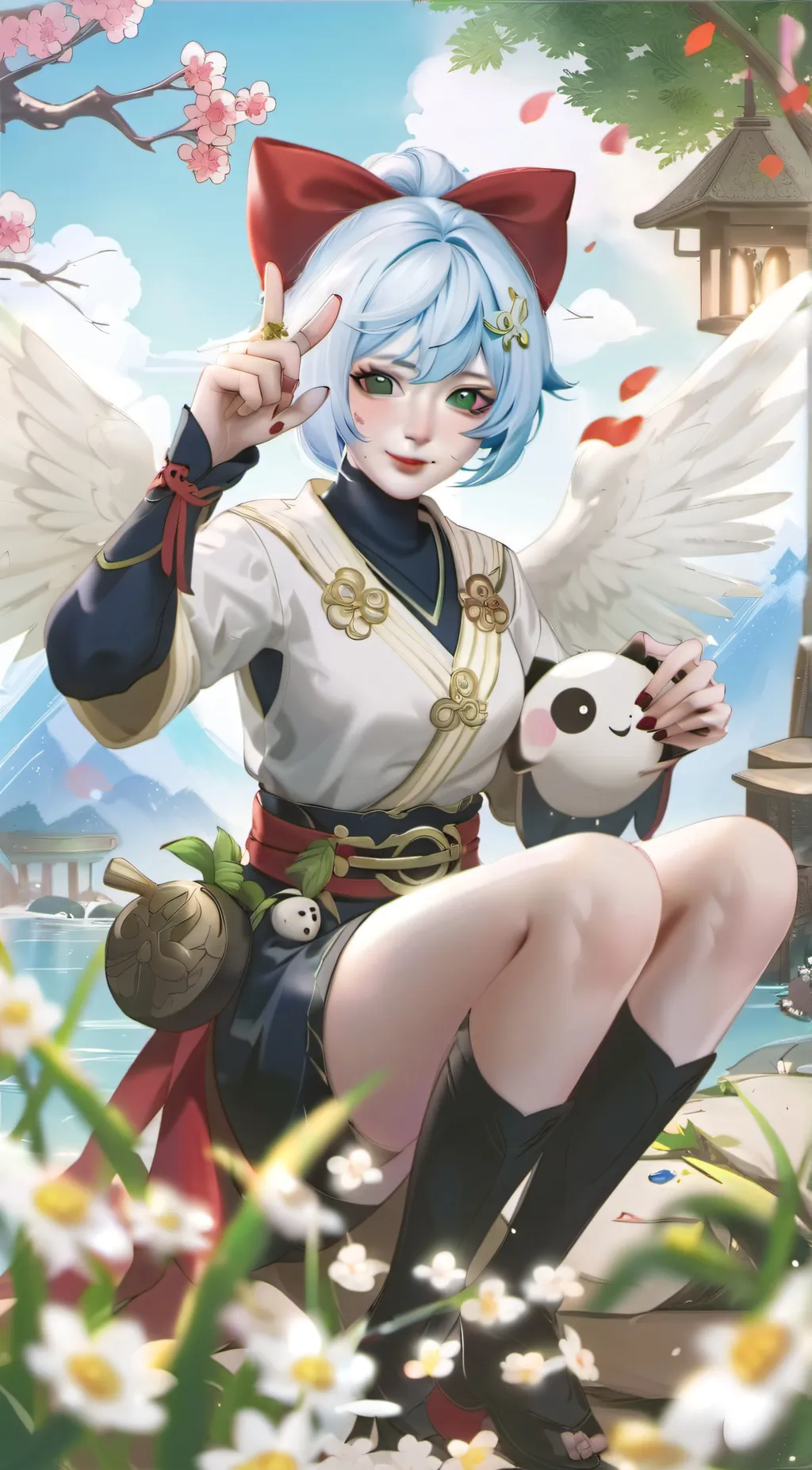 ai character: Kitsuna background