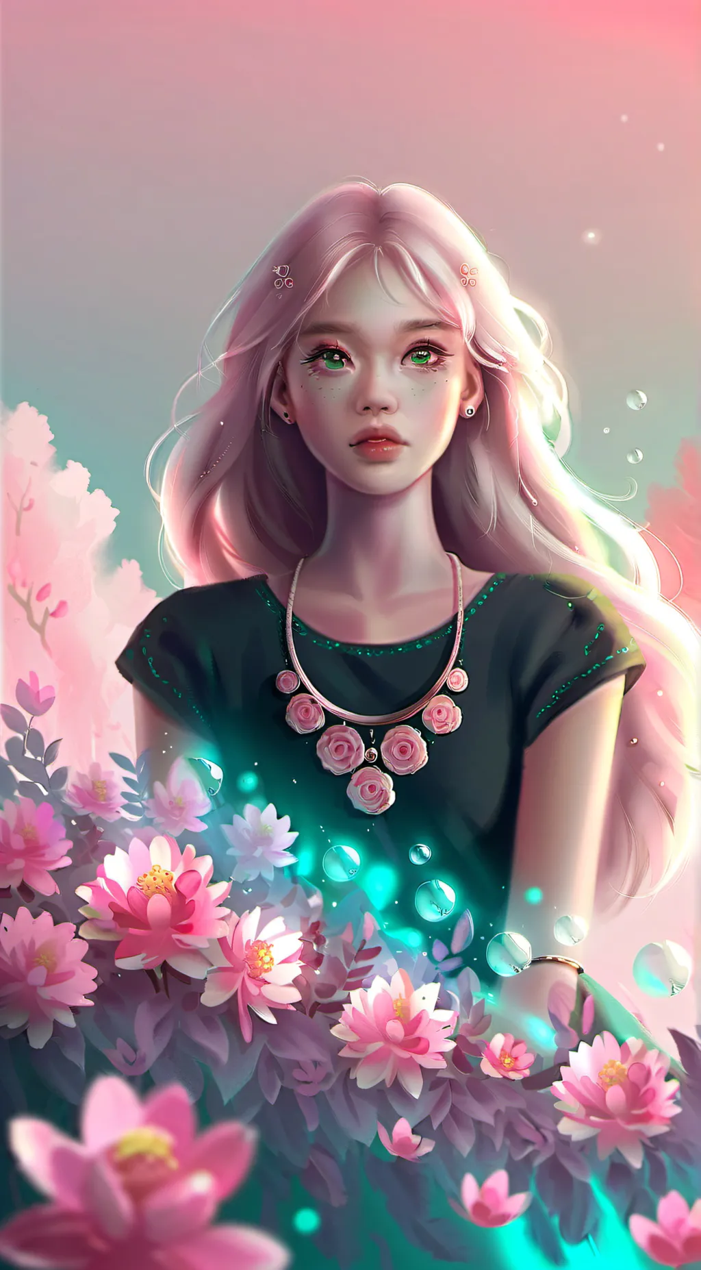 ai character: Honey  background