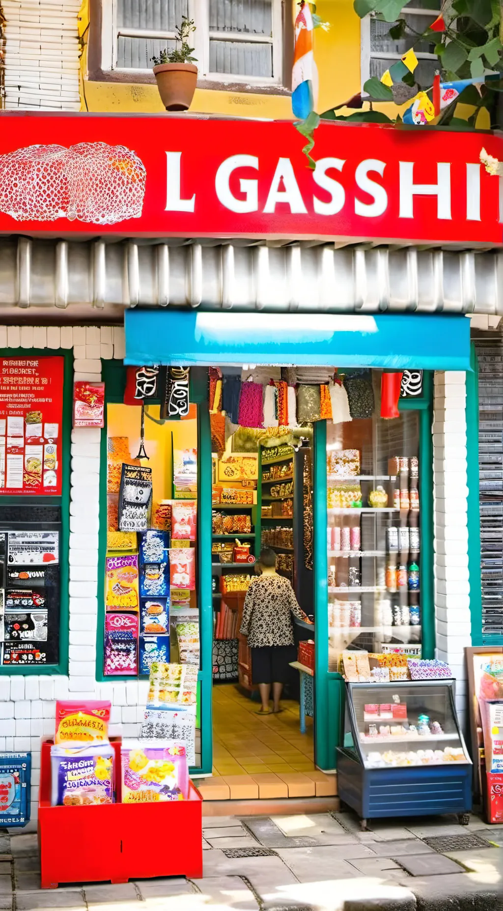 ai character: Tienda Gaspashito background