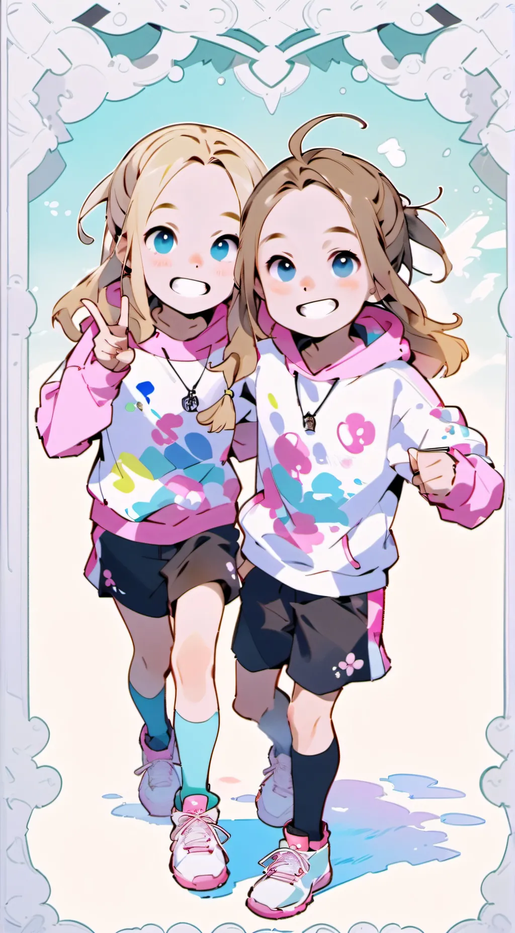 ai character: Celia and Mac background