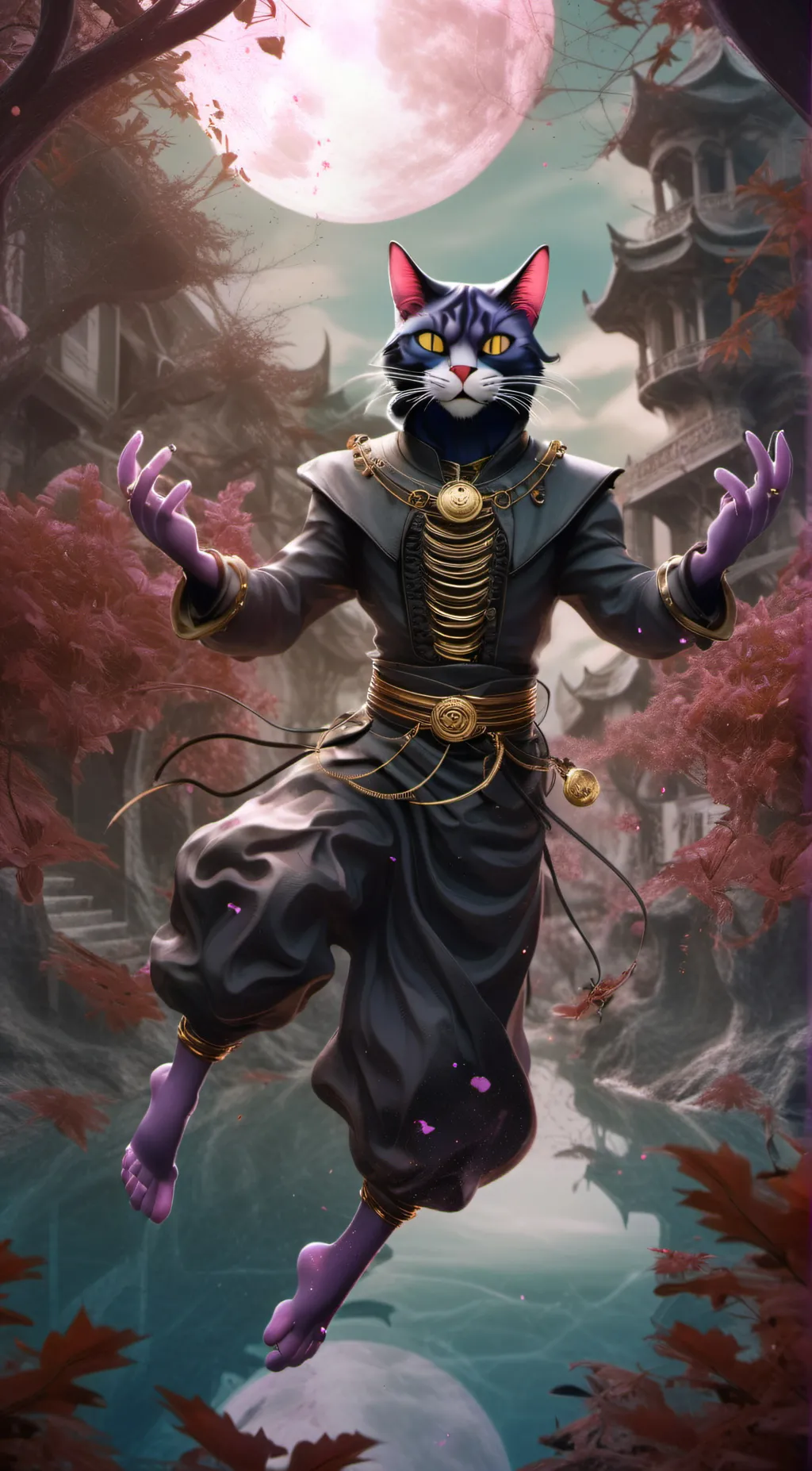 ai character: Catnap background