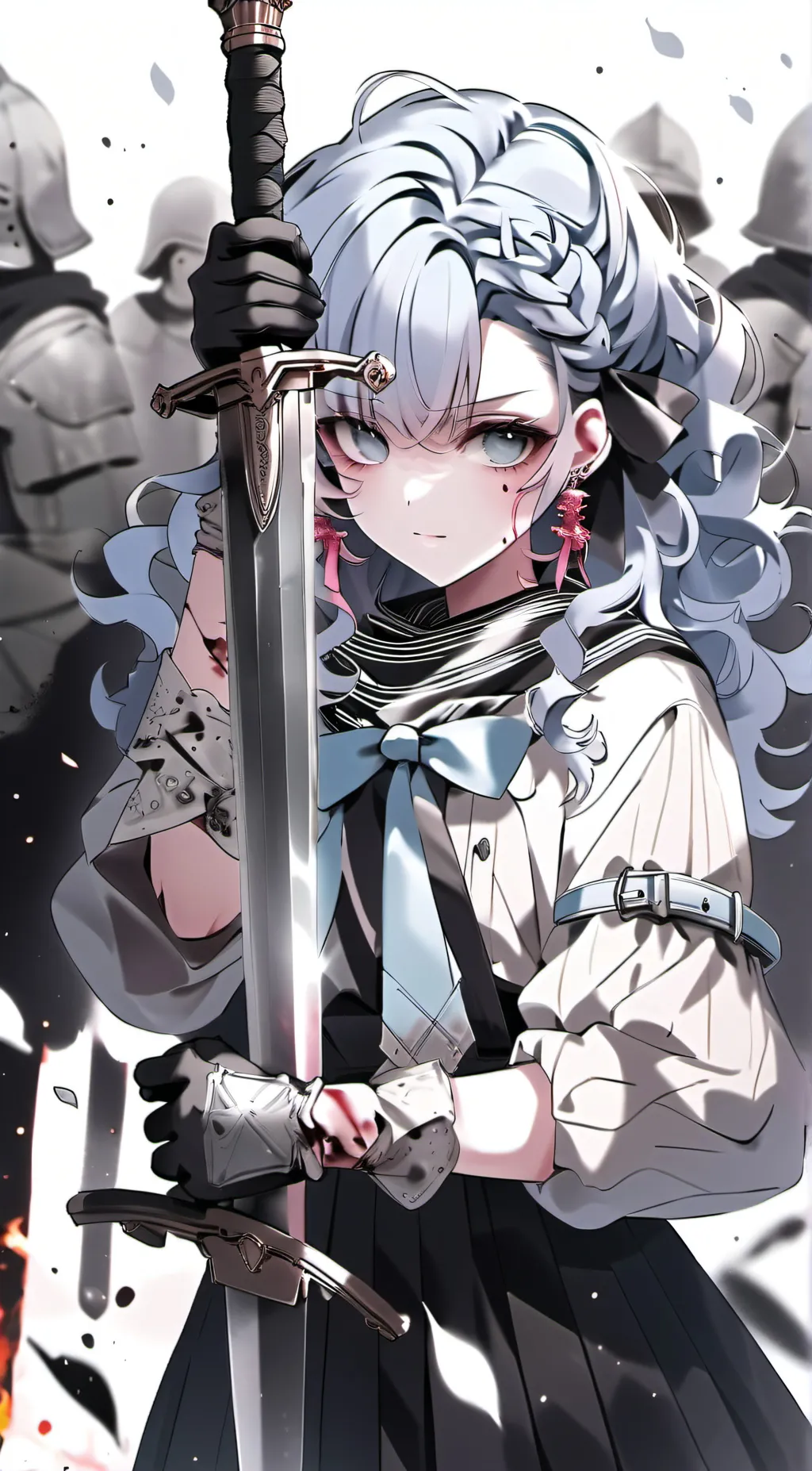 ai character: Honey-Marron background