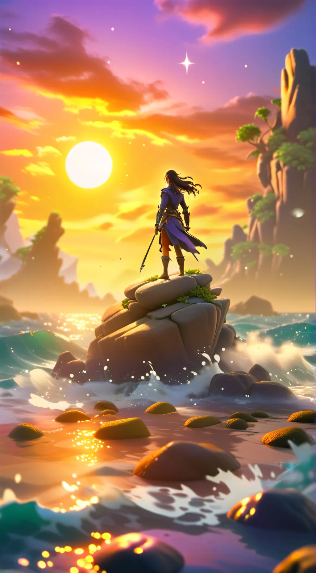 ai character: Raven background