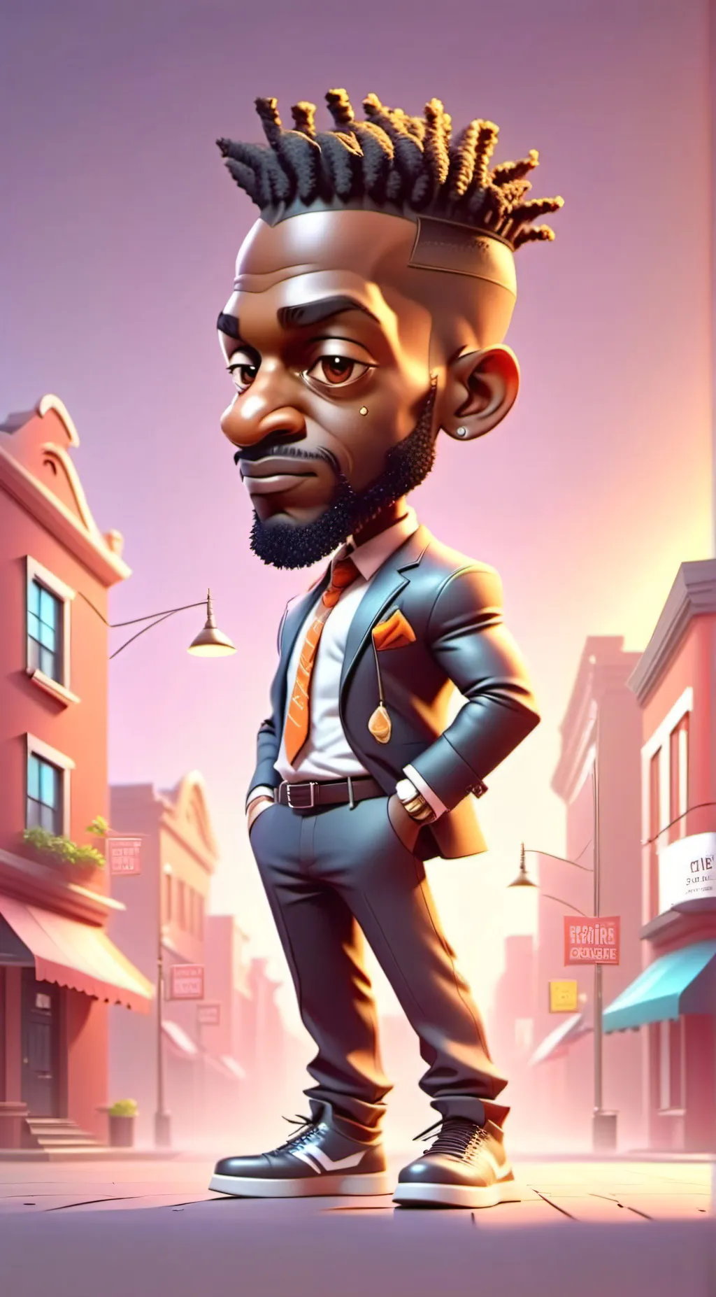 ai character: Quandale Dingle background