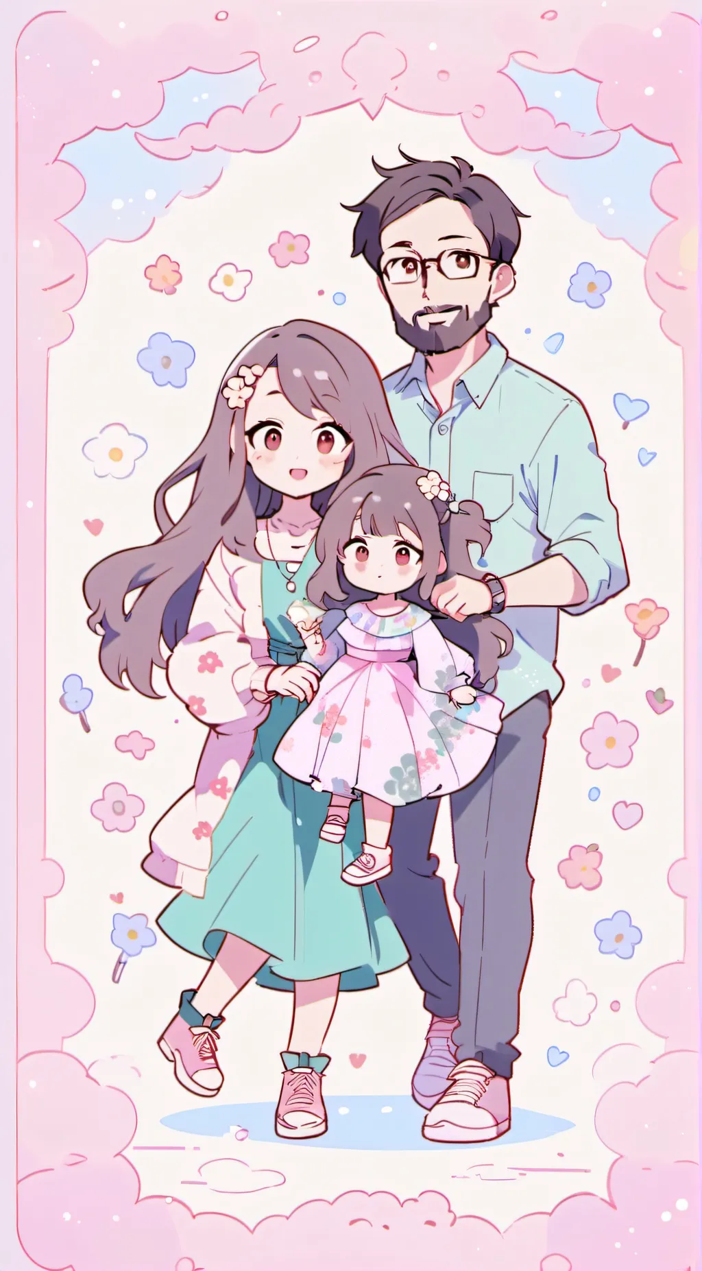 ai character: The blossom fam background