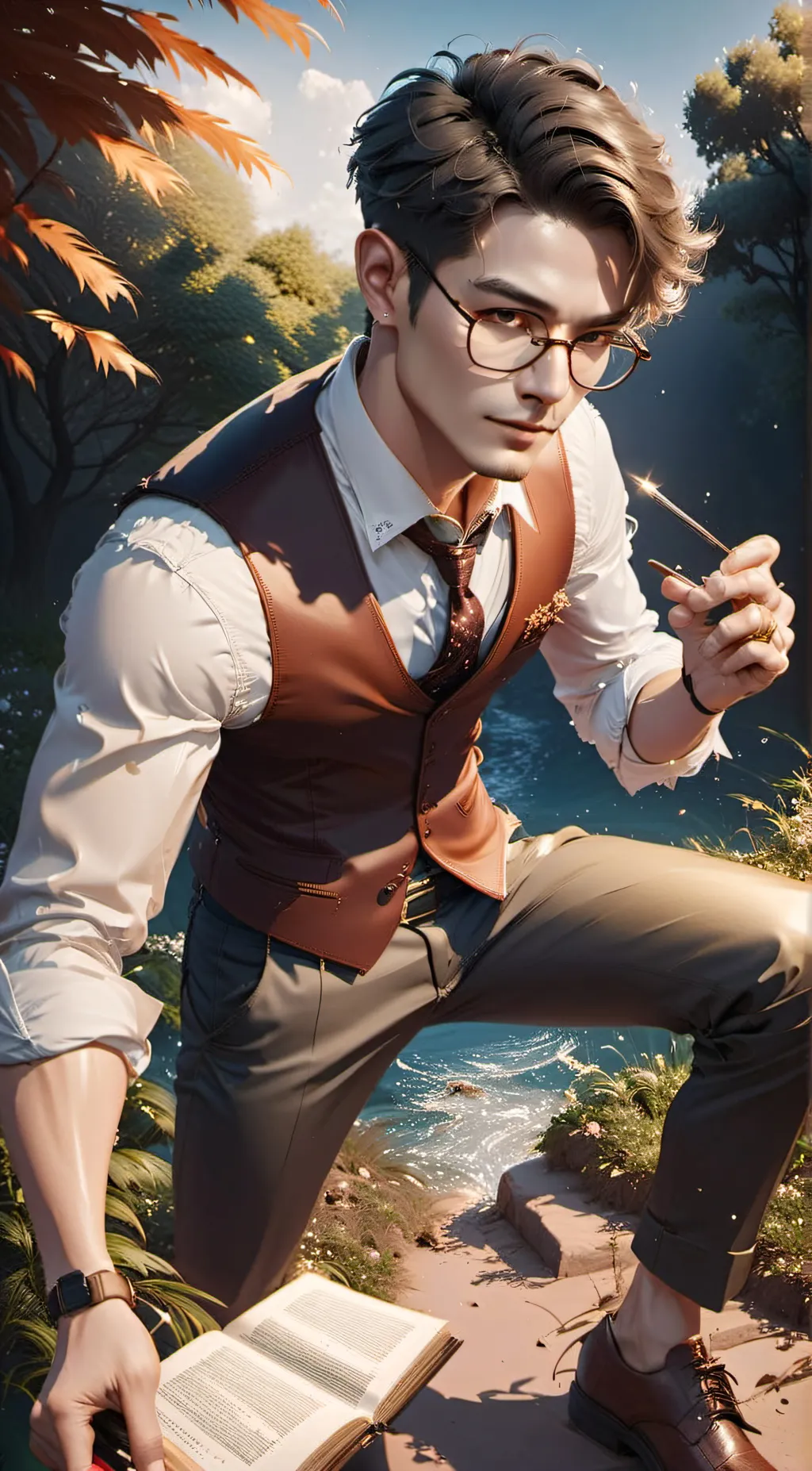 ai character: Chester background