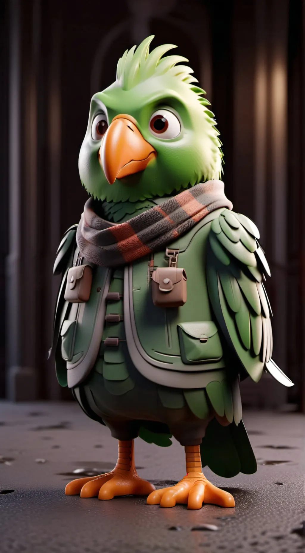 ai character: Duolingo background