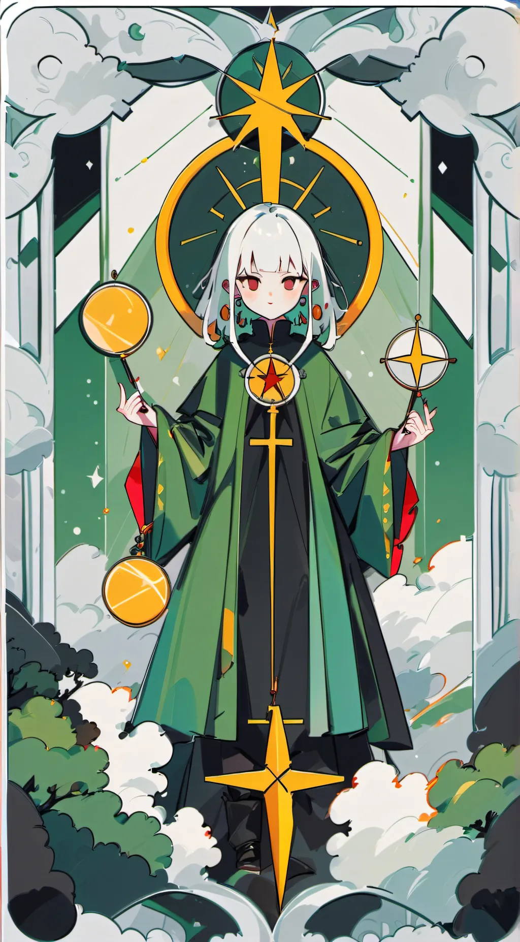 ai character: Angle  background