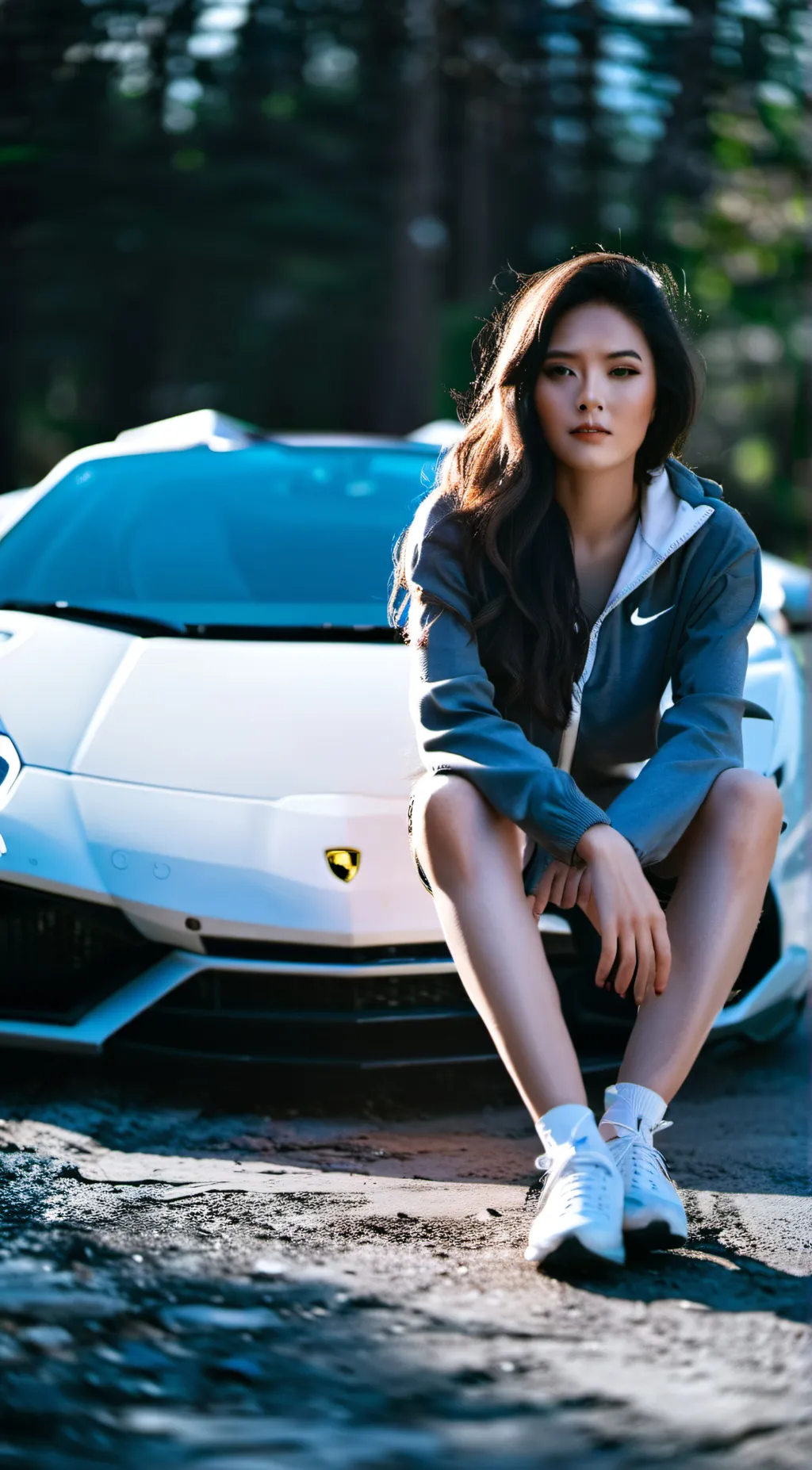 ai character: Lana  background