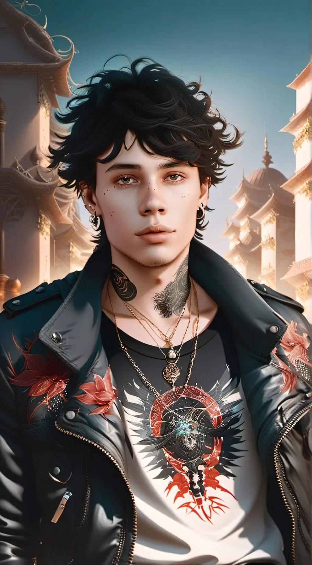 ai character: Landon Barker background