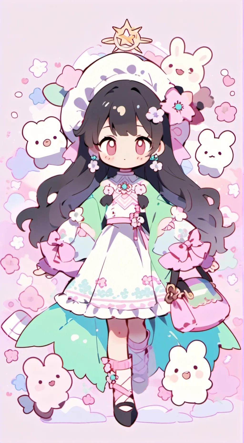 ai character: rosa background