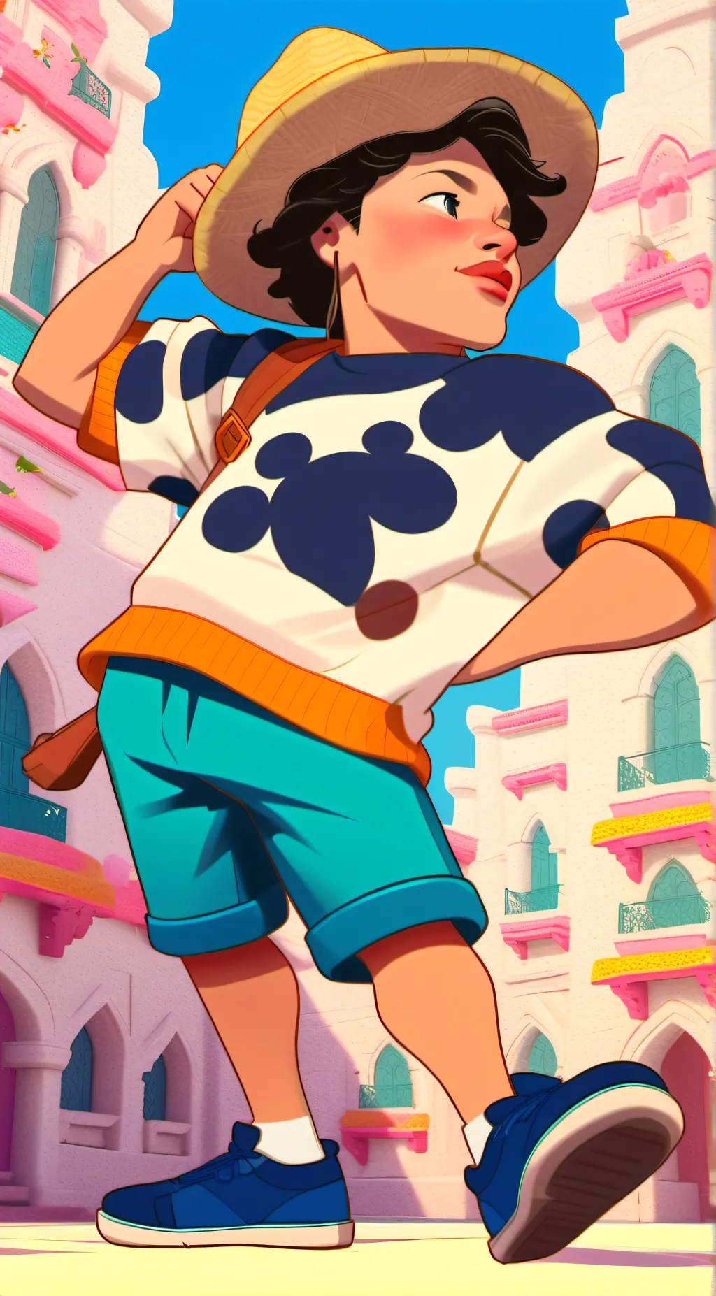 ai character: Frankie background