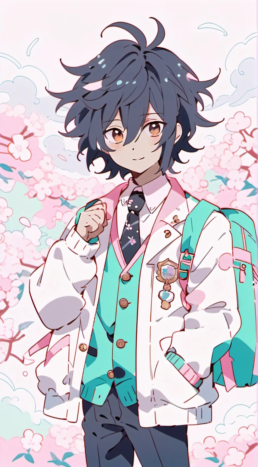 ai character: Muichiro  background