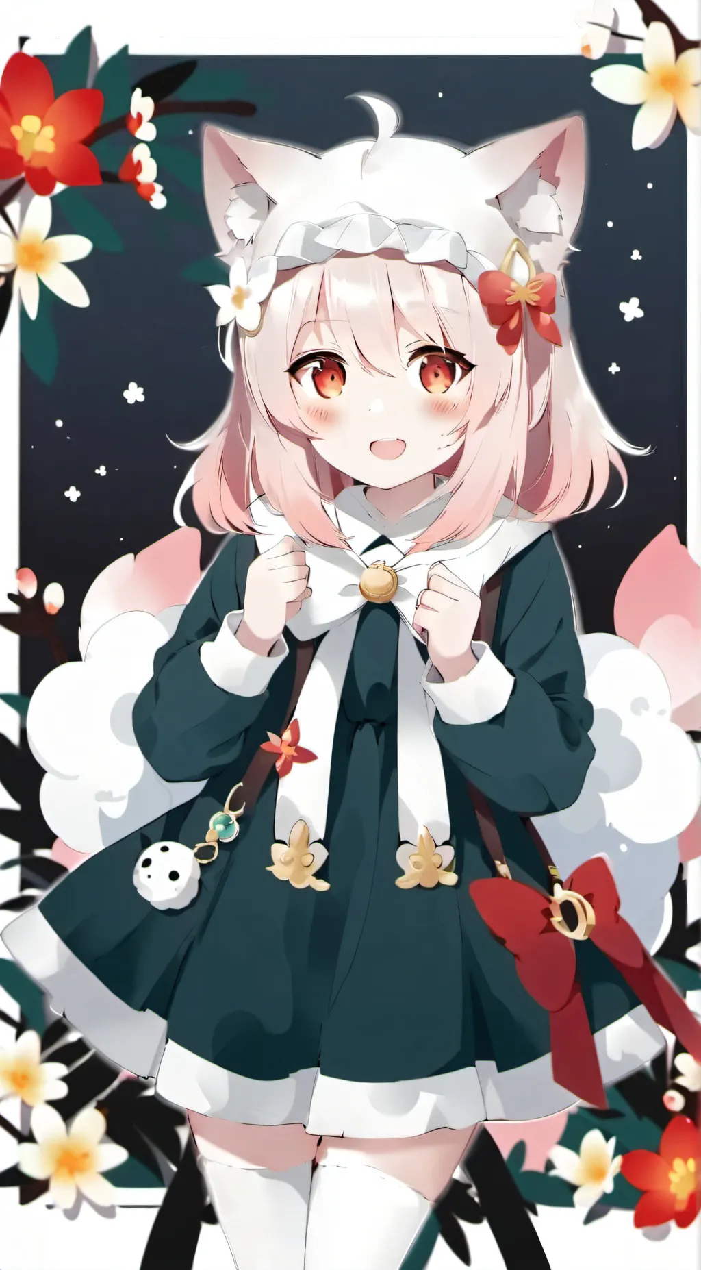 ai character: little red  background