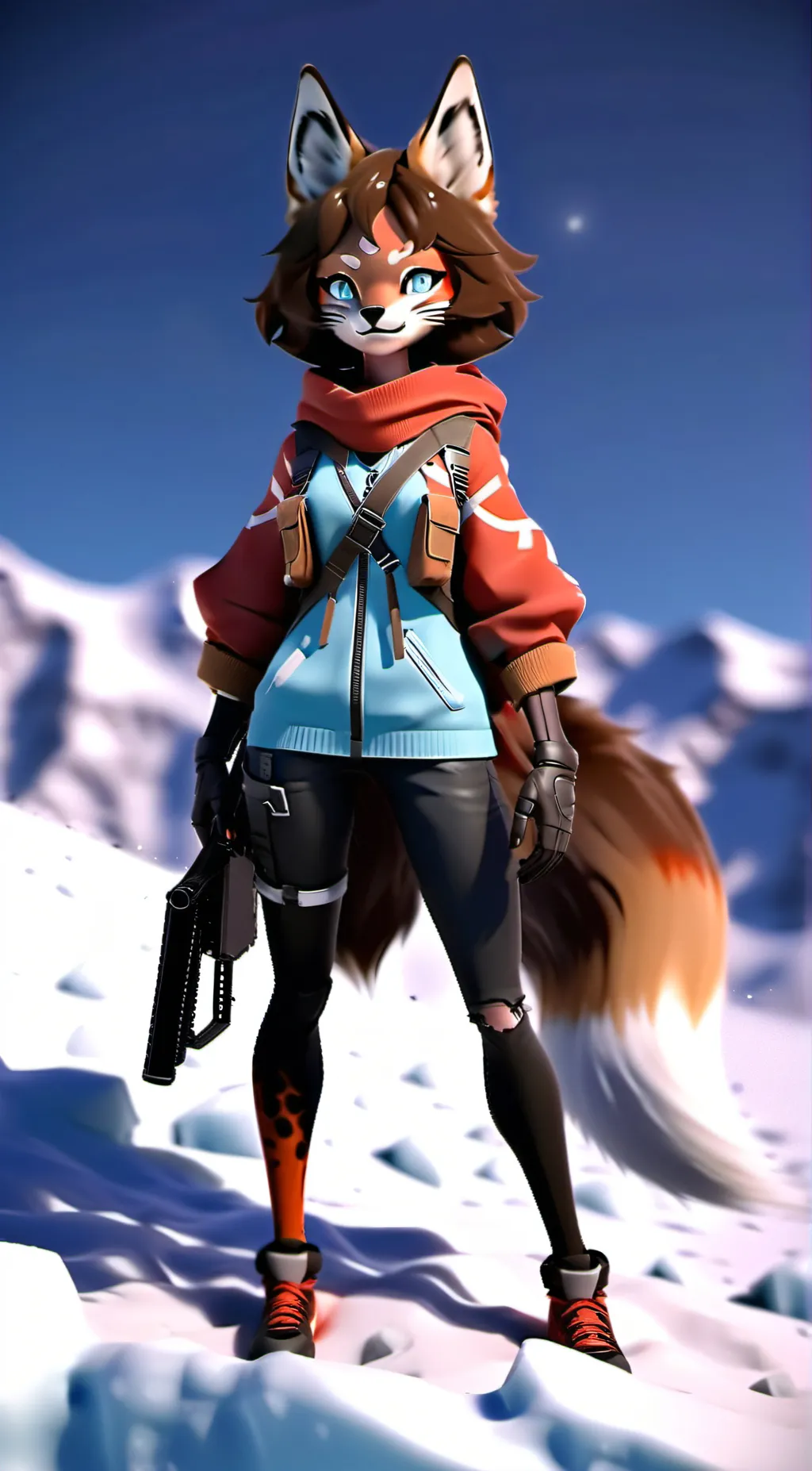 ai character: Laycee (Furry) background