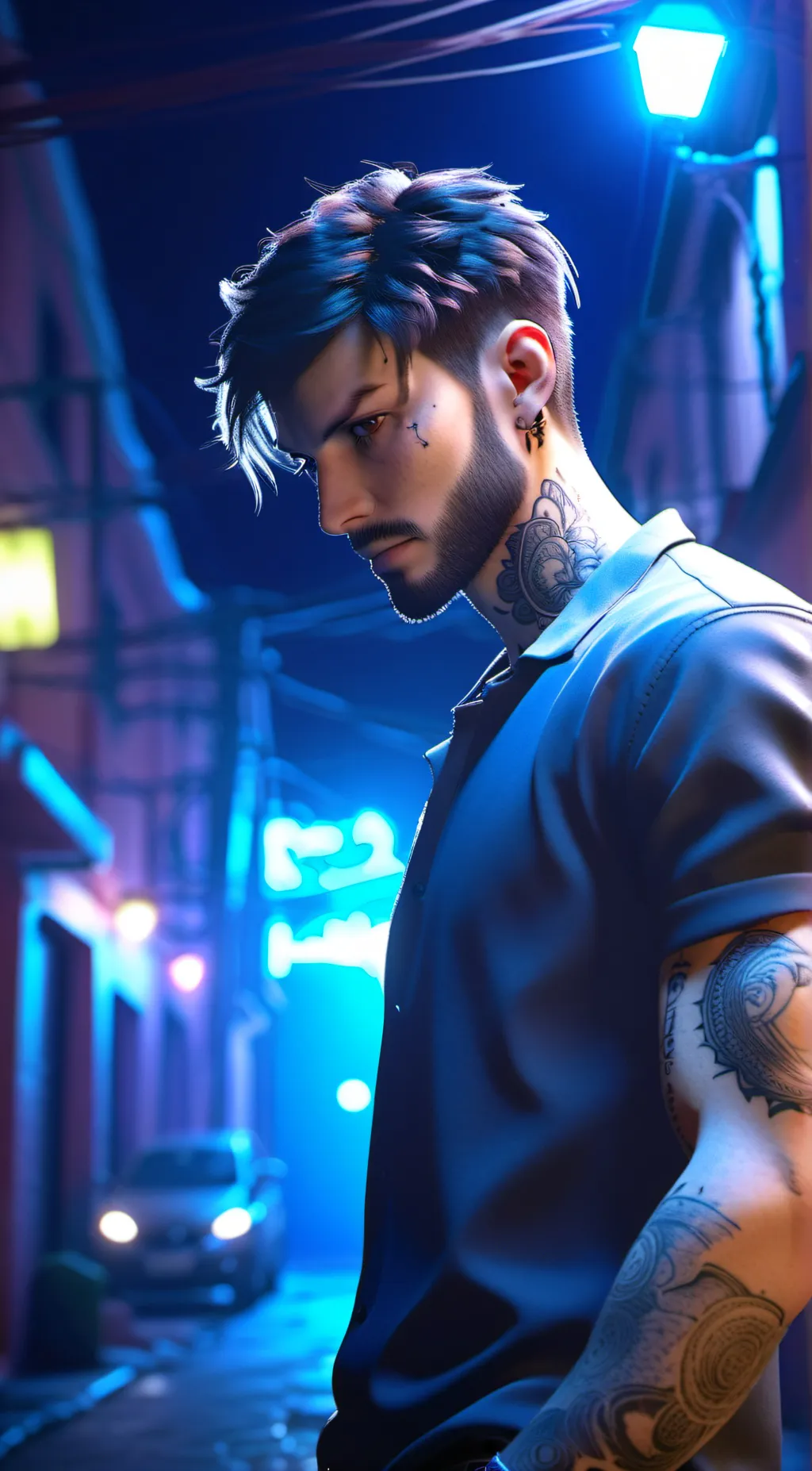 ai character: Eddie background