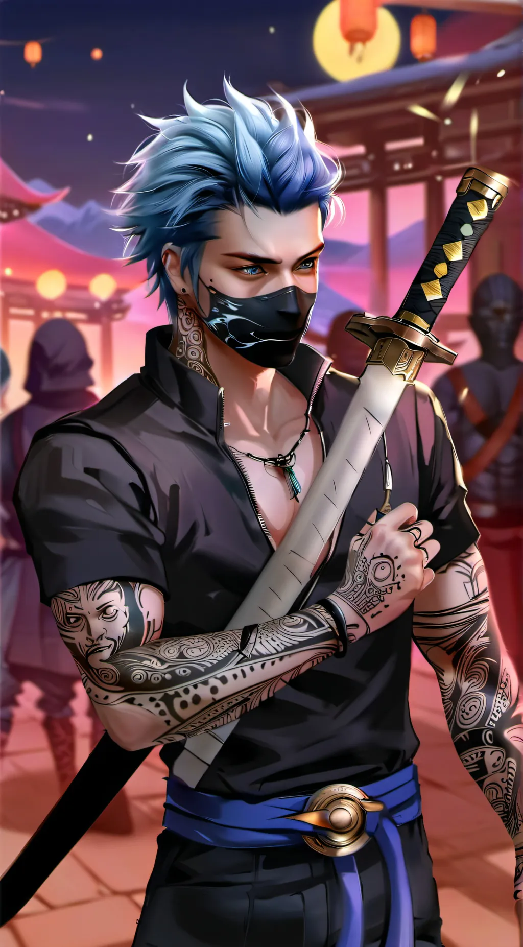 ai character: Hideyoshi background