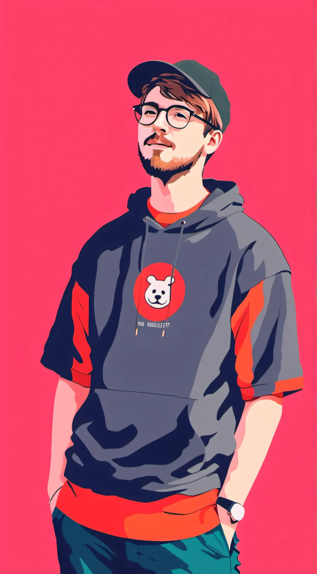 ai character: mrbeast background