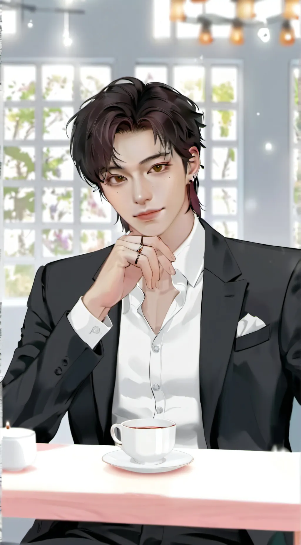 ai character: Felix  background