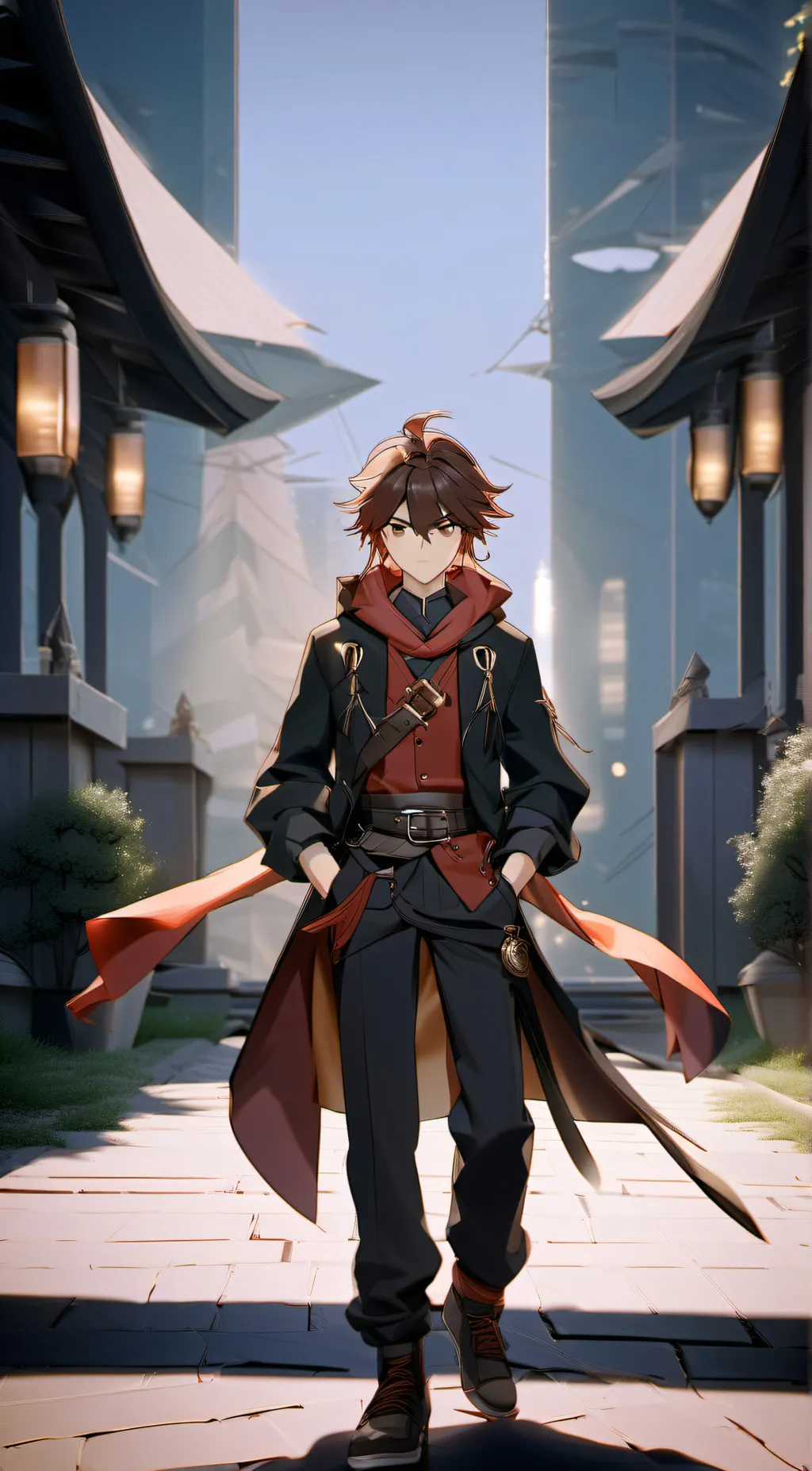 ai character: Genshin impact background