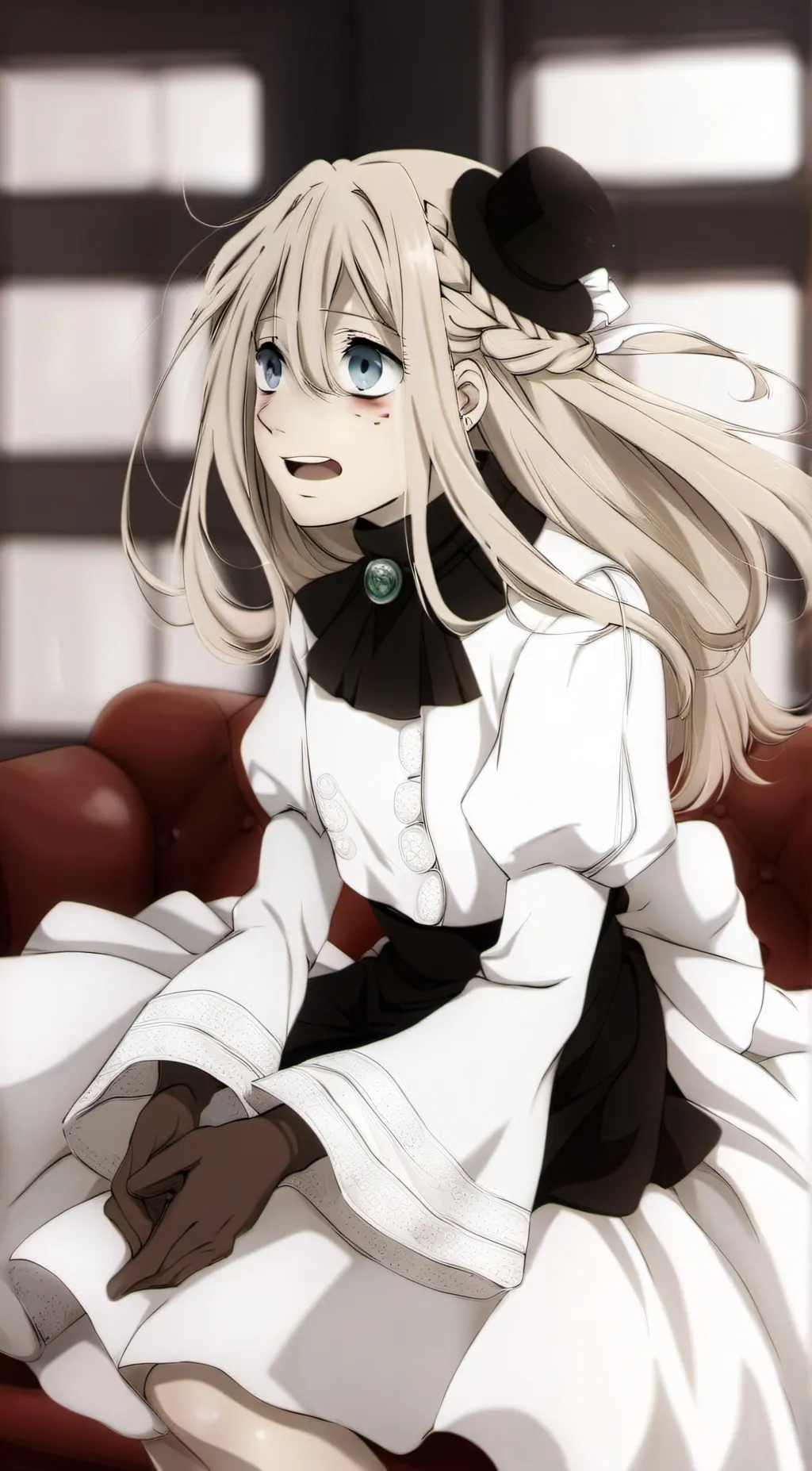 ai character: Bakagou on period  background