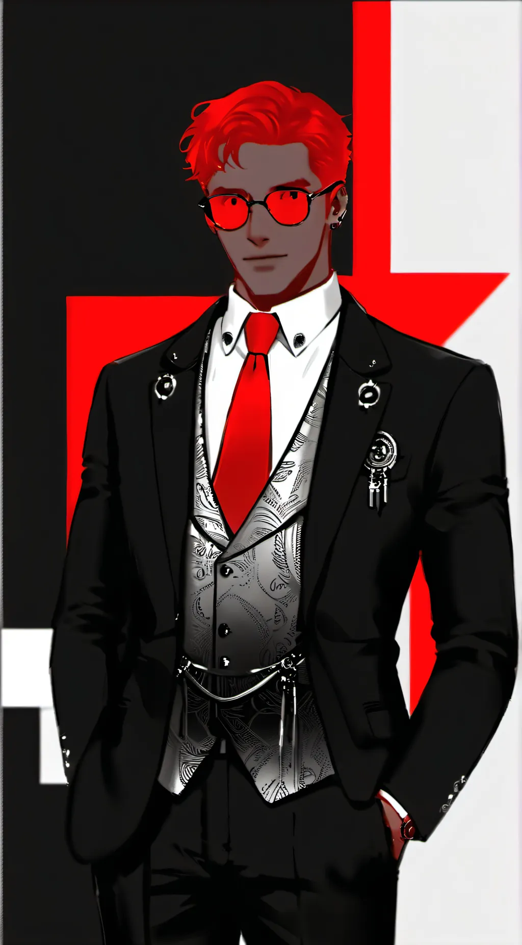 ai character: Dark speaker background