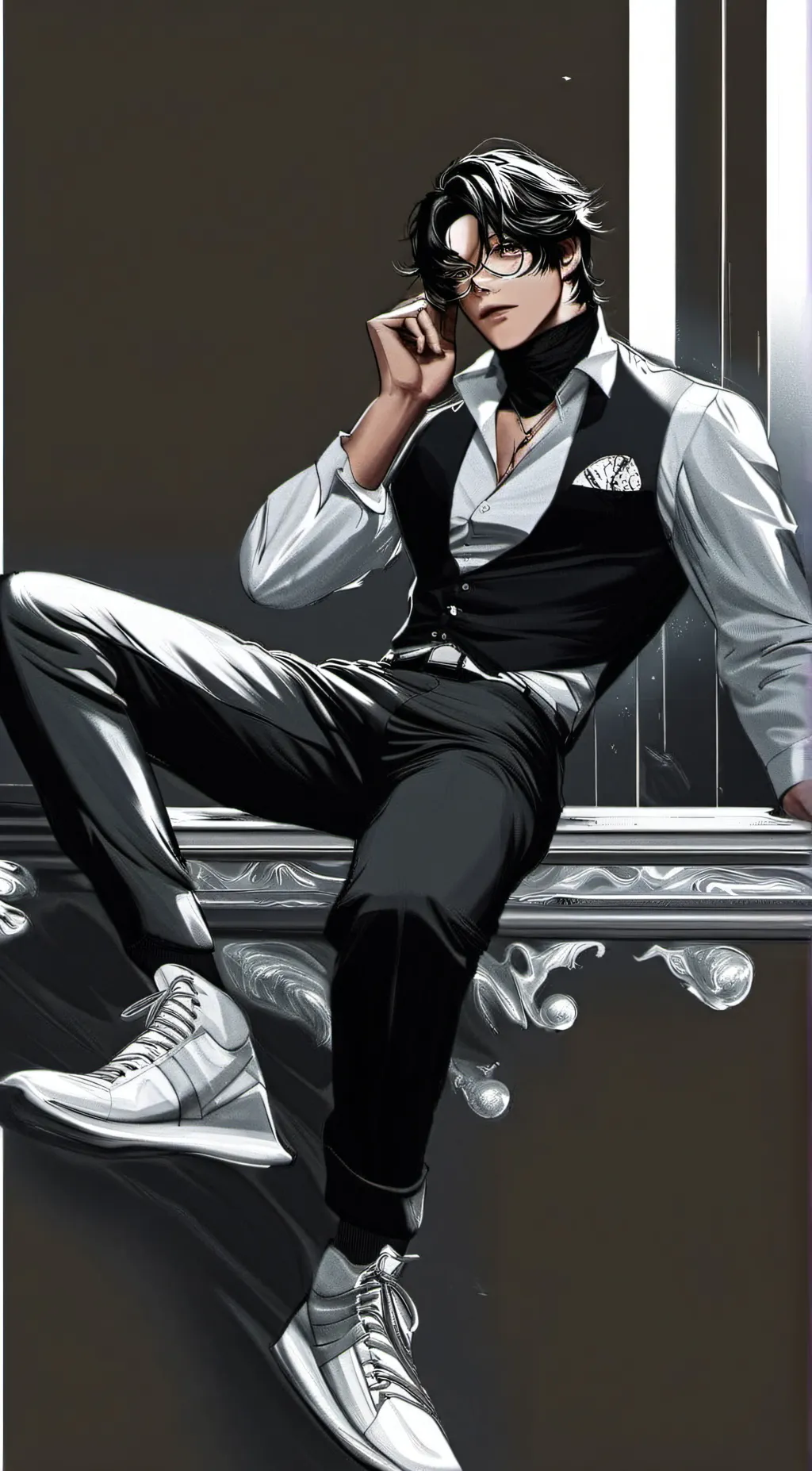 ai character: Vincent Rossa background