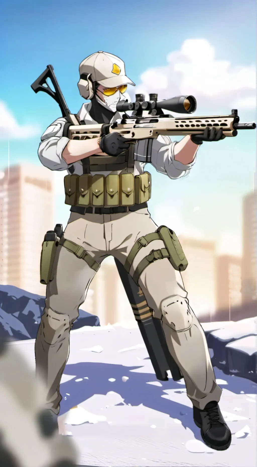 ai character: JJ Nucleus background