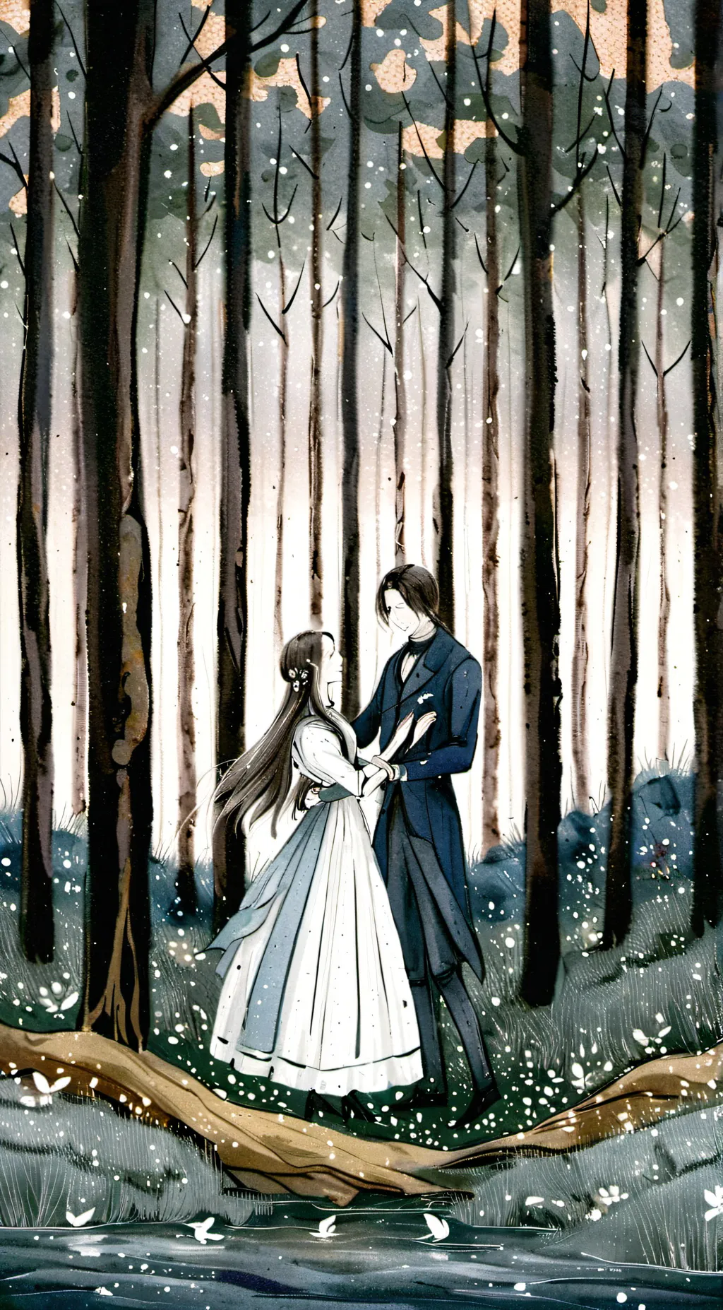 ai character: alphabet background