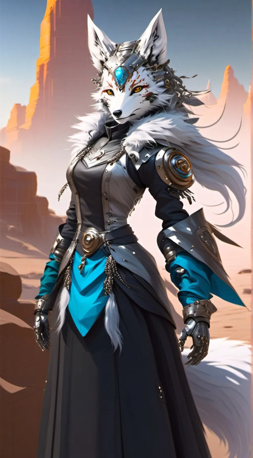 ai character: Lyra background