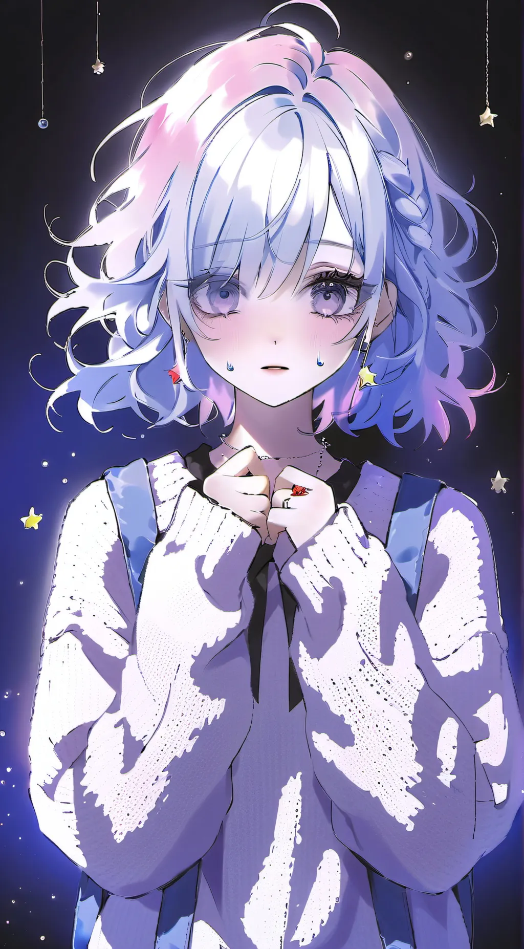 ai character: A present bc I cam background