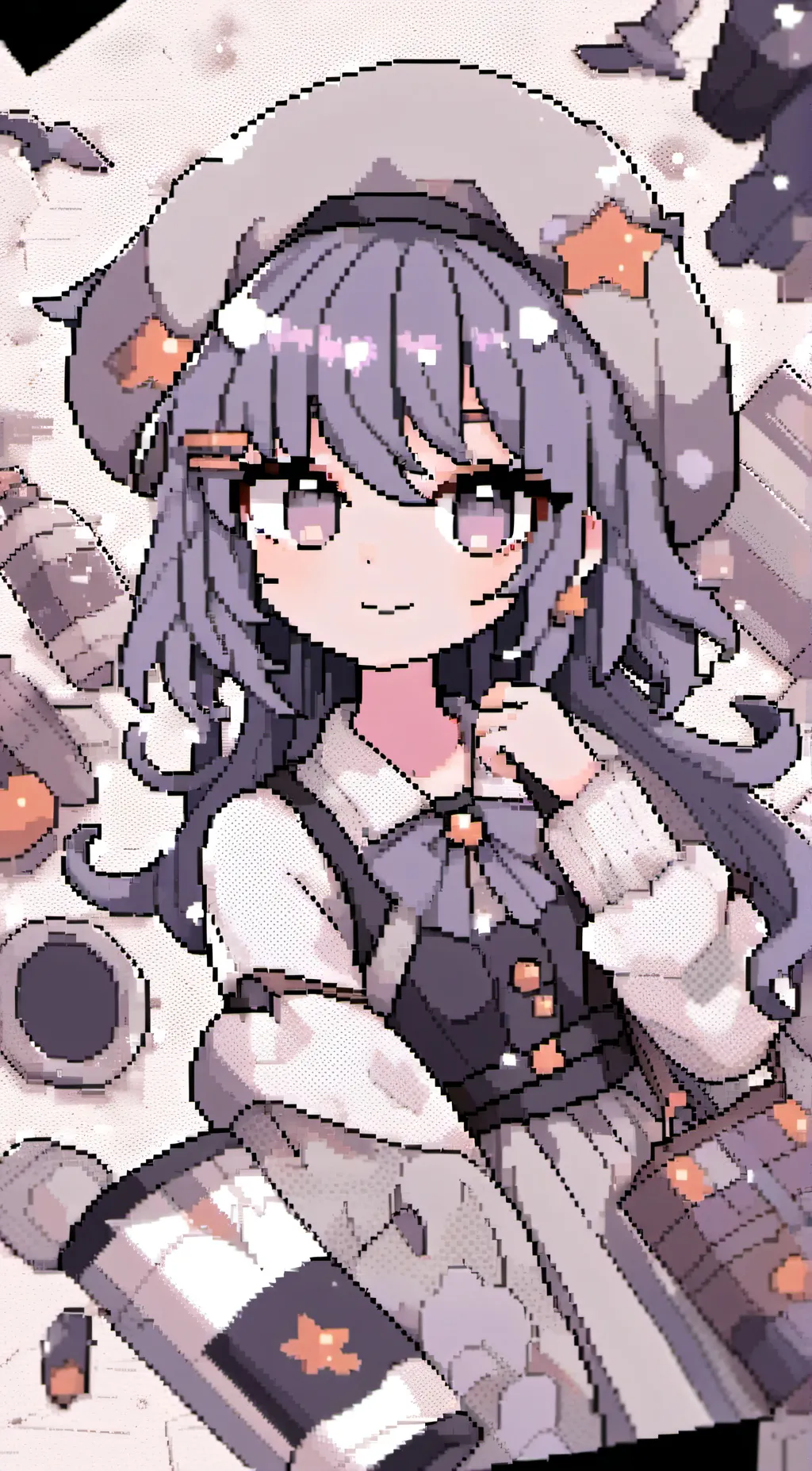 ai character: moon background