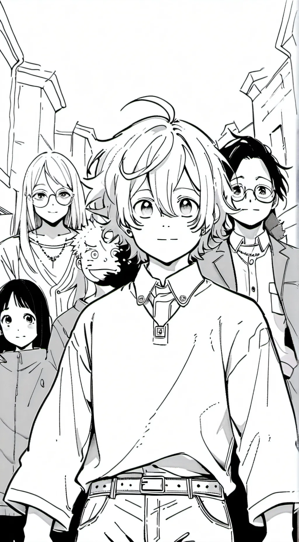 ai character: Among us X Mha background