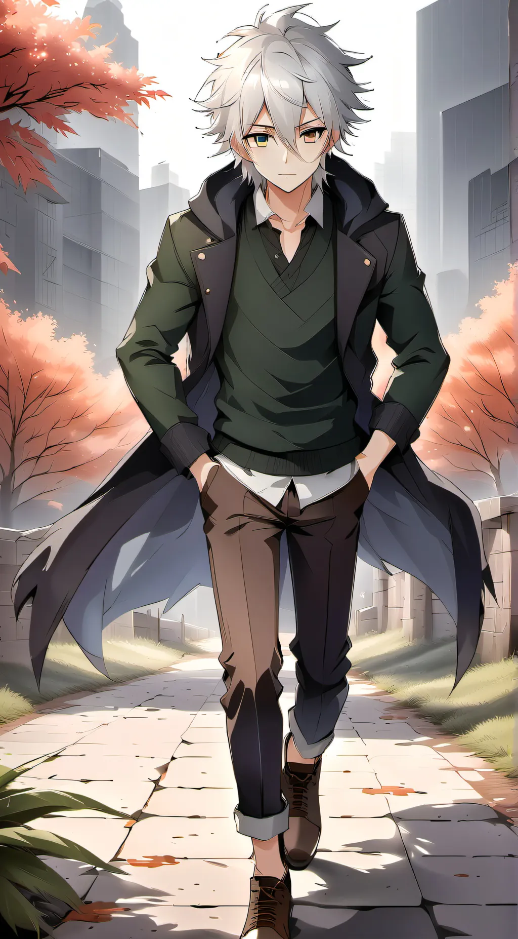 ai character: Nagito Komaeda background