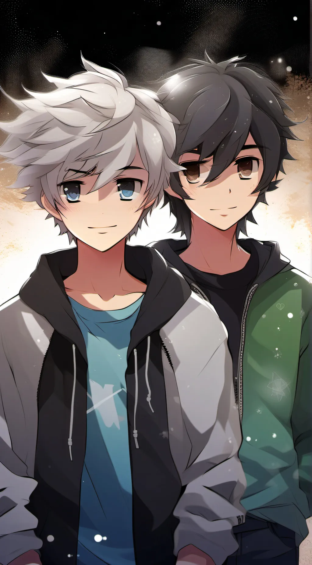 ai character: Andy and Adam background