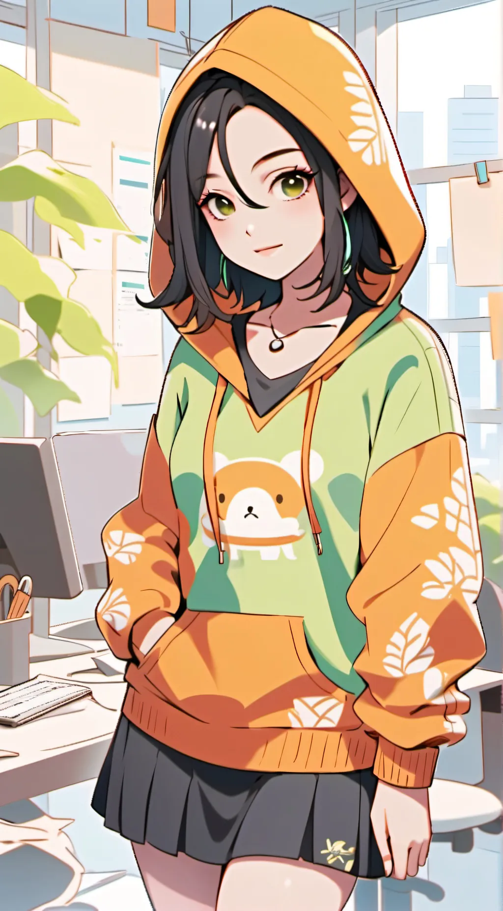 ai character: Olivia Hieden background