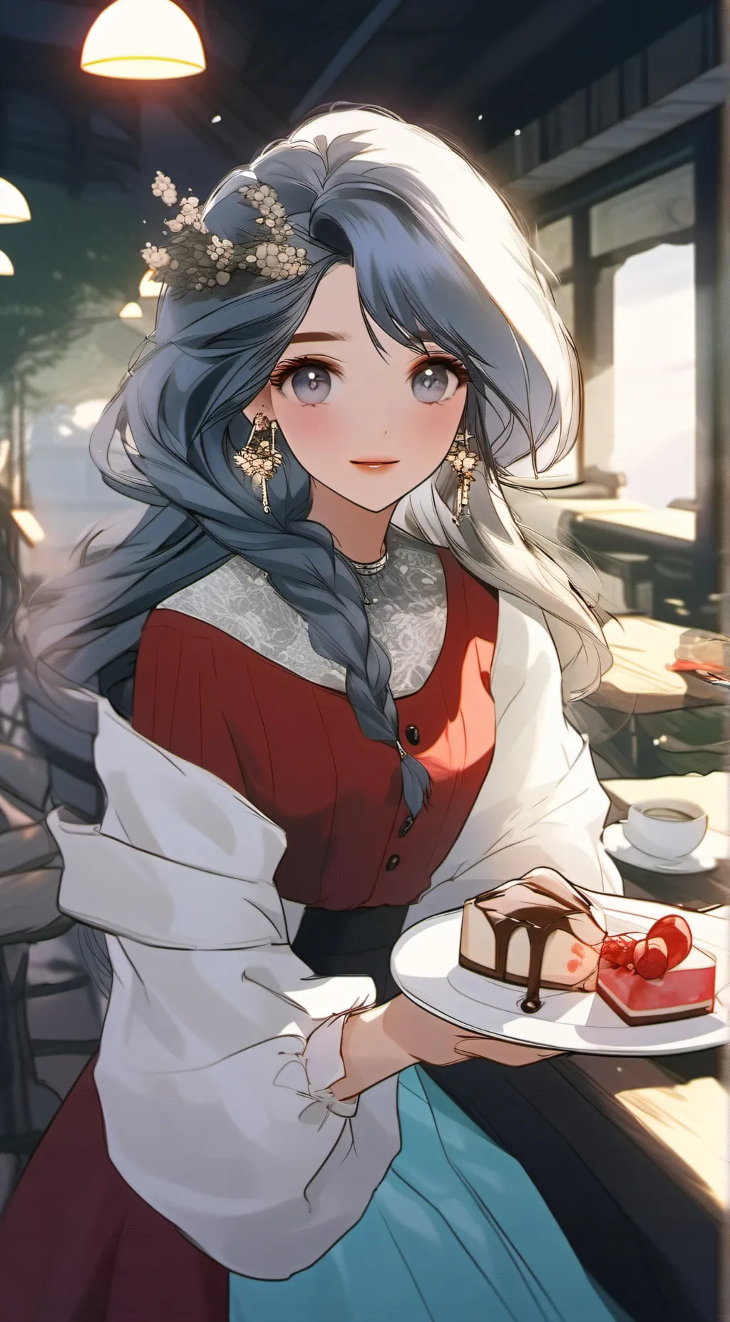 ai character: Bona  background