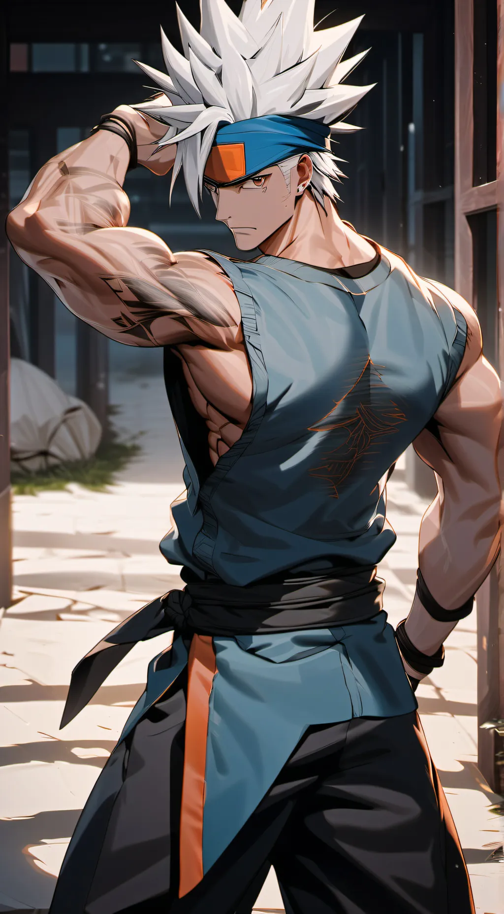 ai character: gojo background