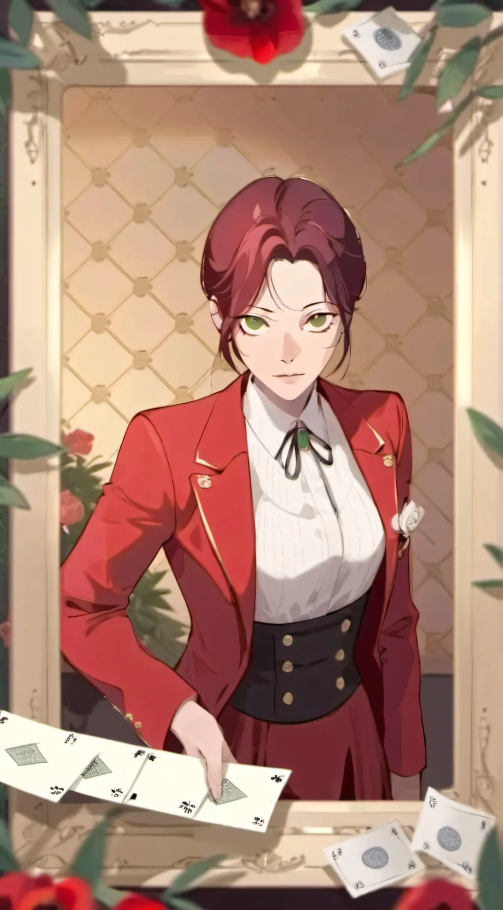 ai character: Mafia nanny  background
