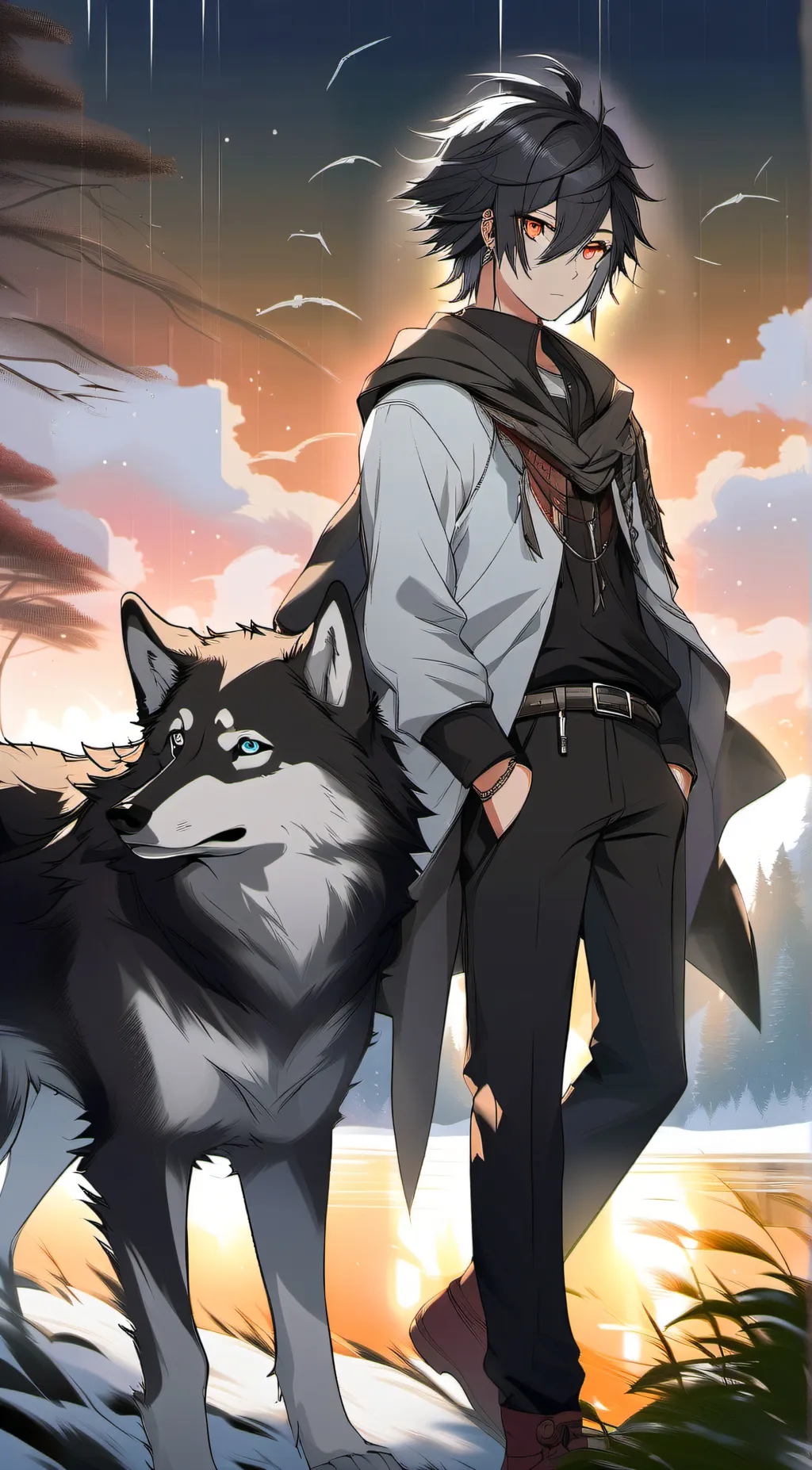 ai character: Austin  background