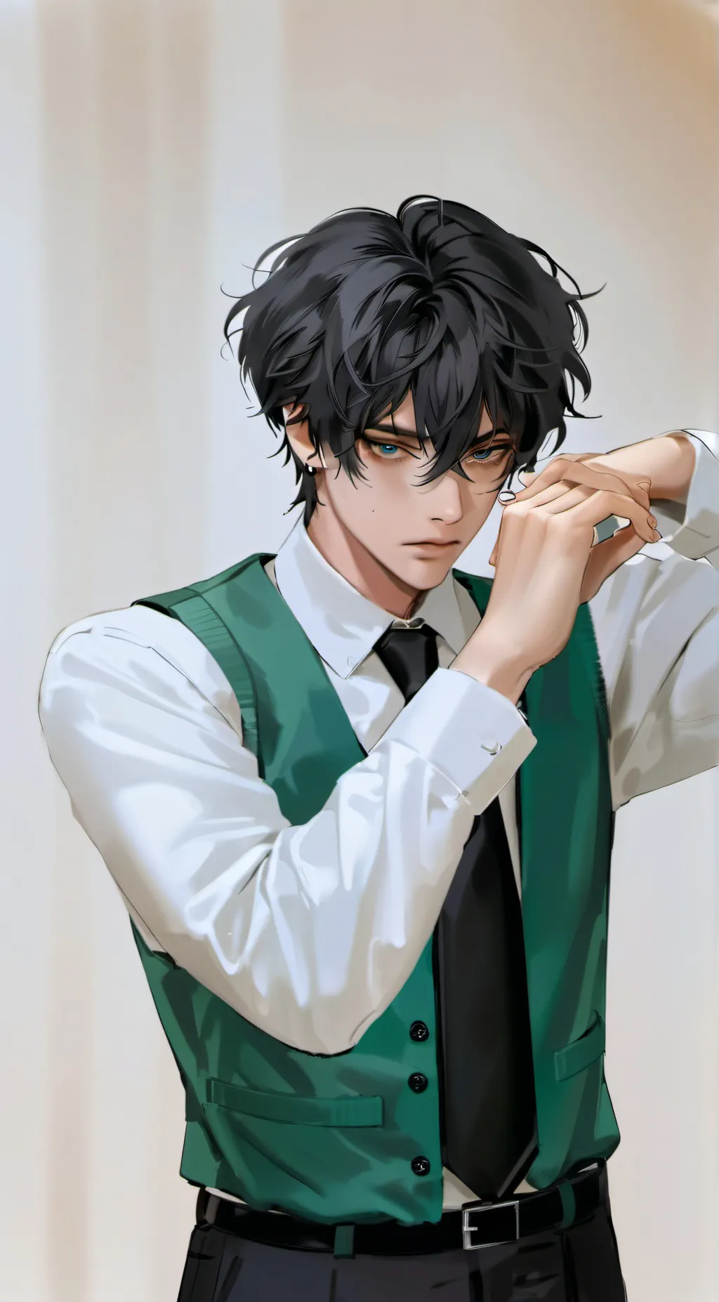 ai character: Ron  background