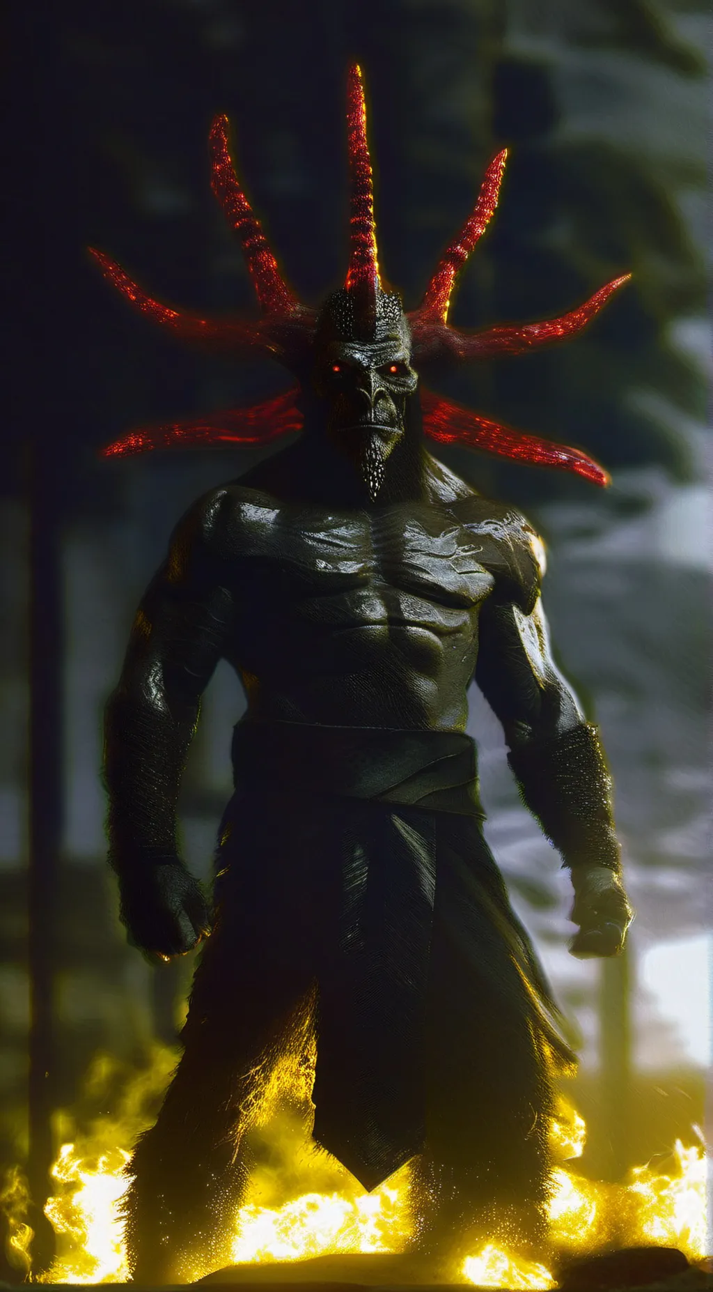 ai character: Moloch 3 father  background