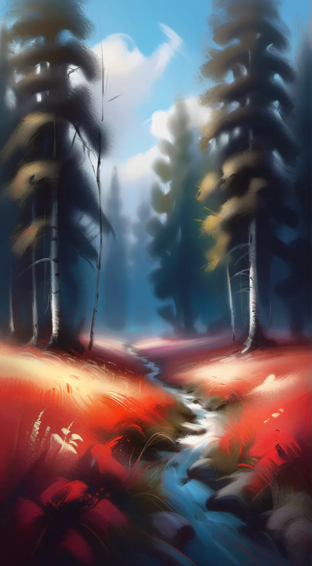 ai character: Kind grass background