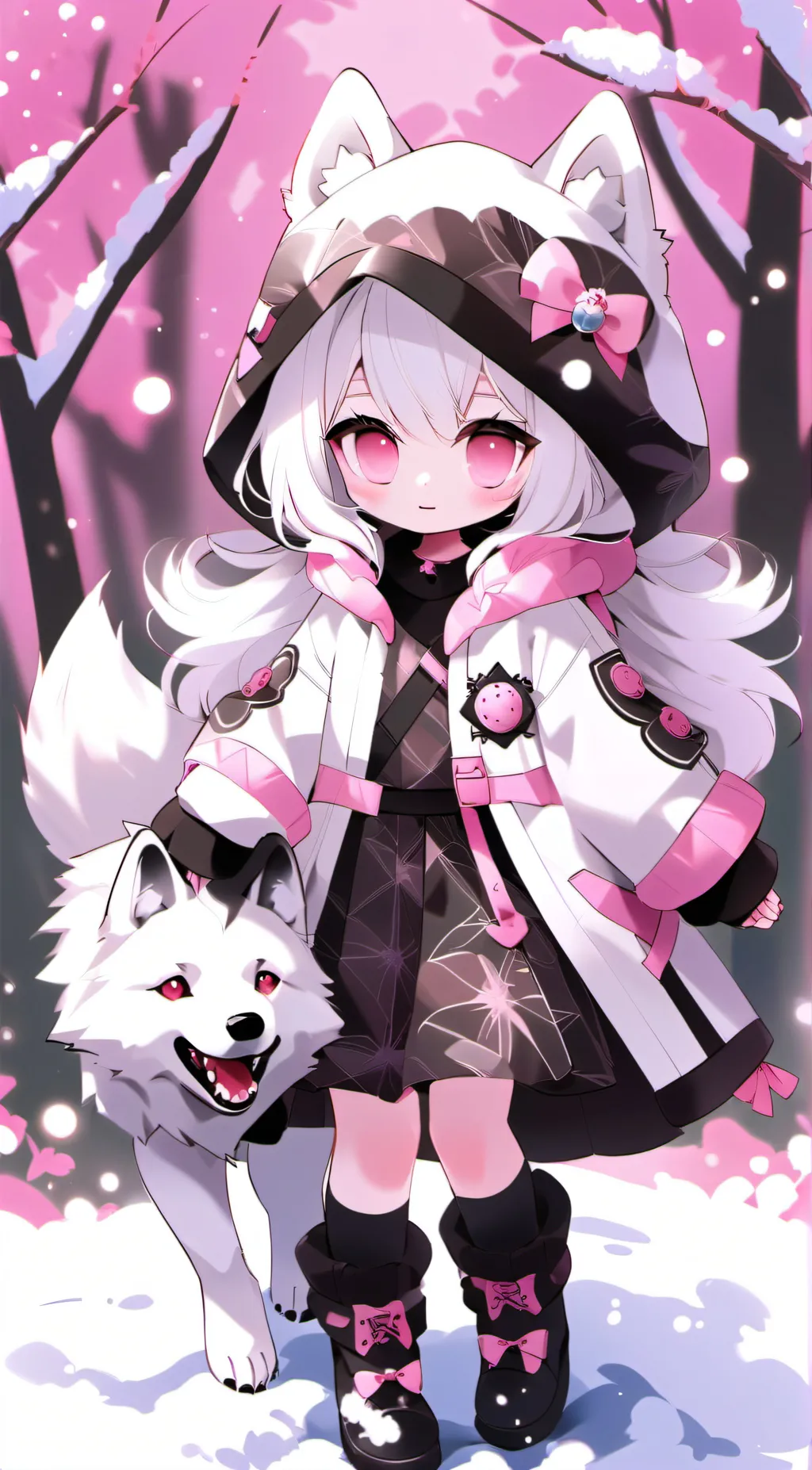 ai character: Luna background