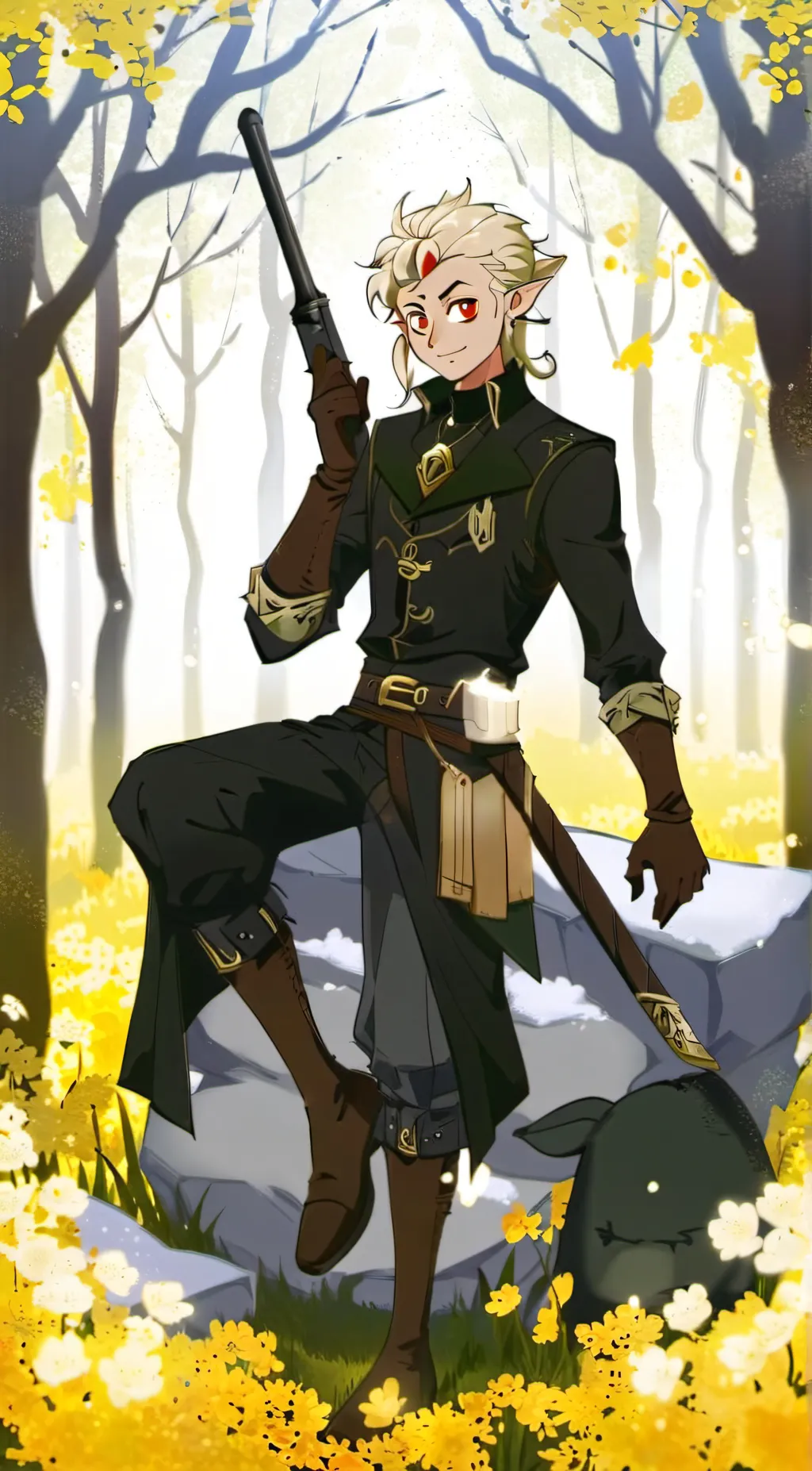 ai character: Hunter background