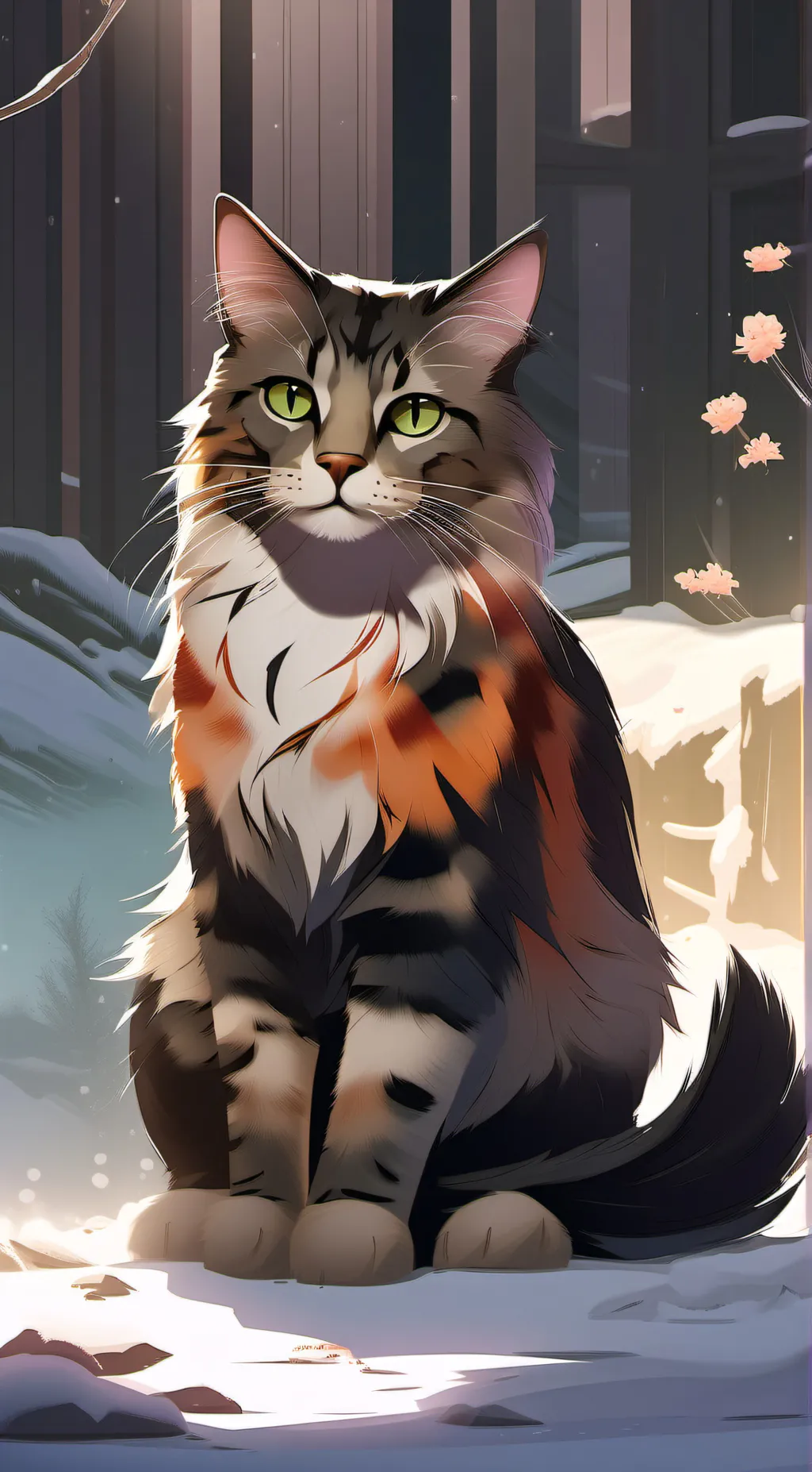 ai character: Spotted'leaf  background