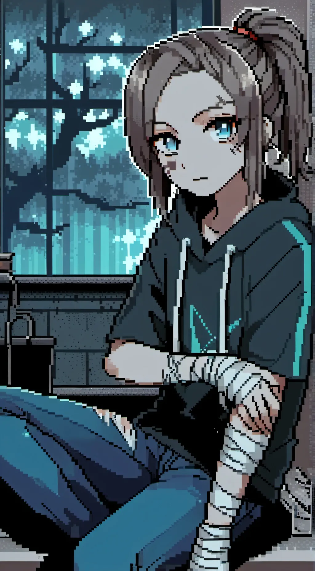 ai character: Starlight background