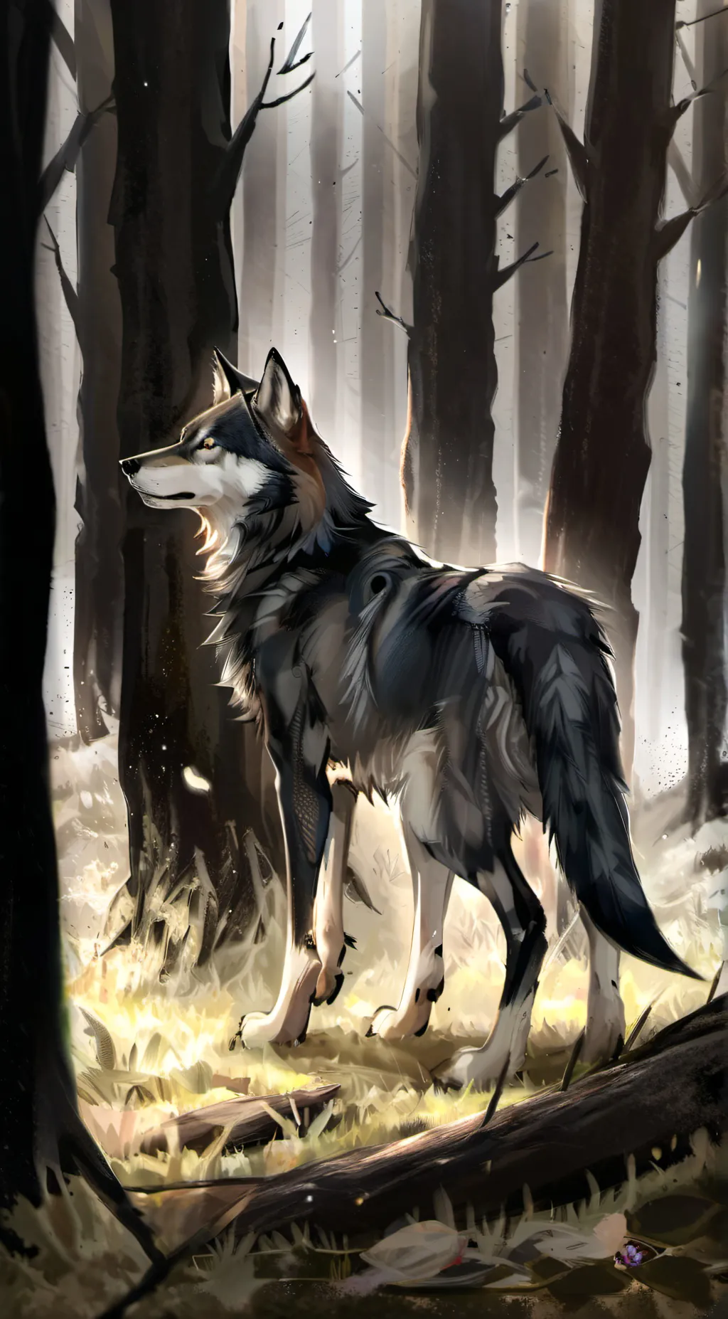 ai character: -'dark paw'- background