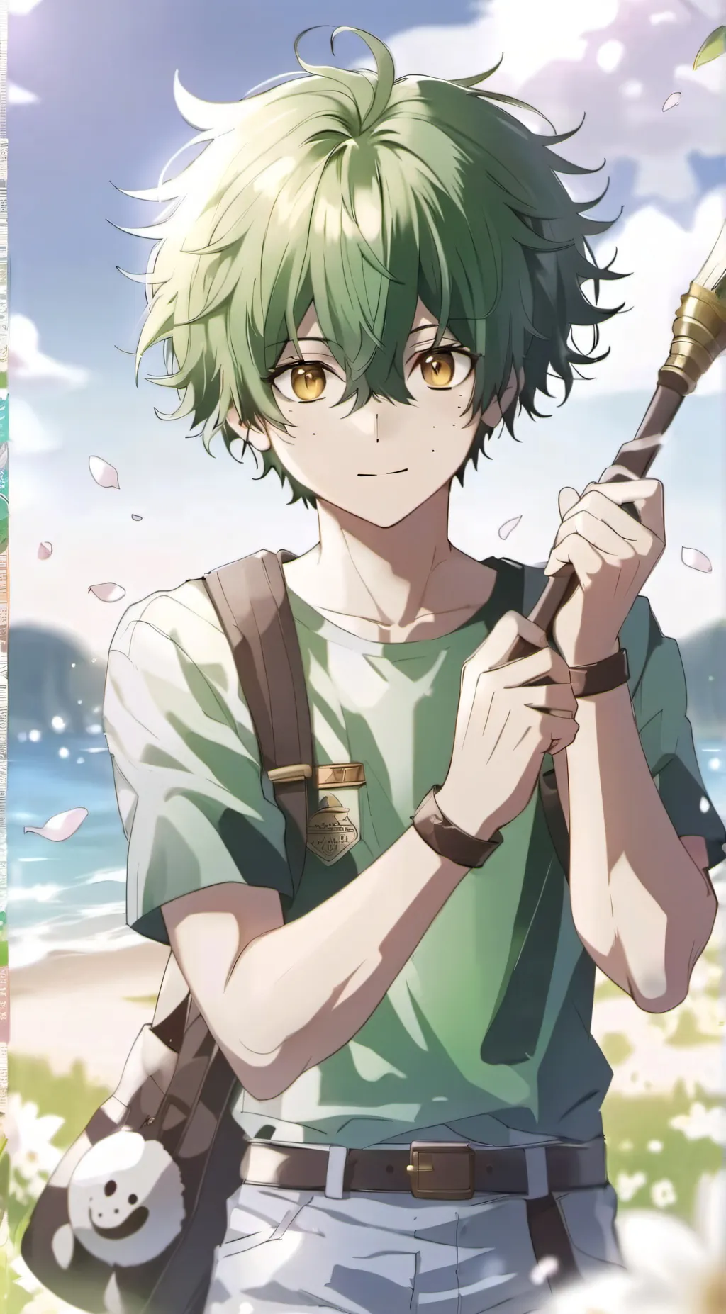 ai character: Izuku Midoryia background